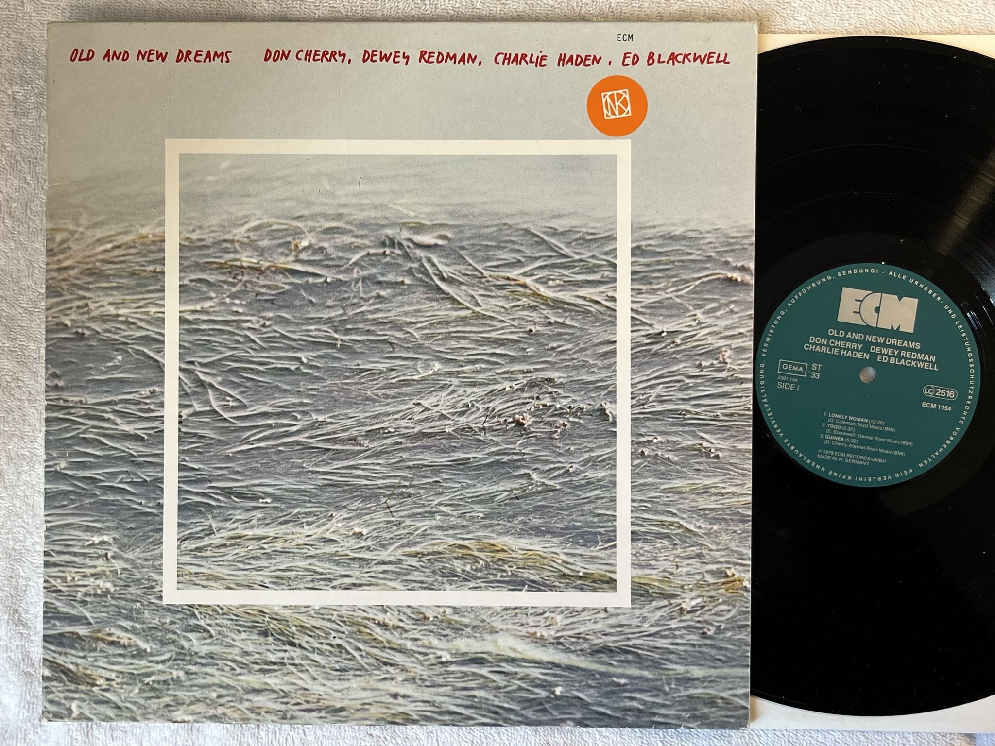 Omslagsbild för skivan DON CHERRY old and new dreams LP -79 Ger ECM 1154