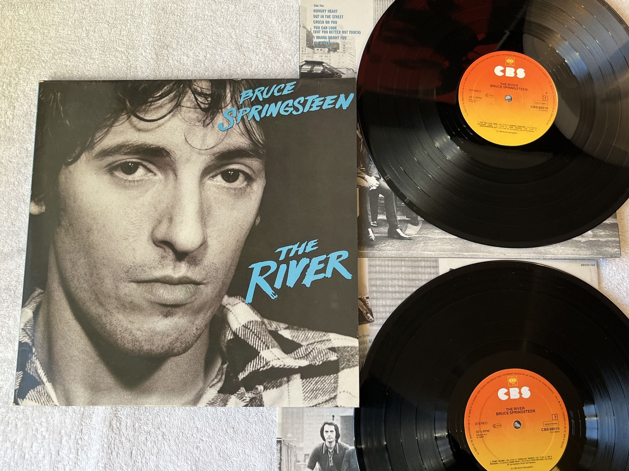 Omslagsbild för skivan BRUCE SPRINGSTEEN the river 2xLP -80 Hol CBS 88510