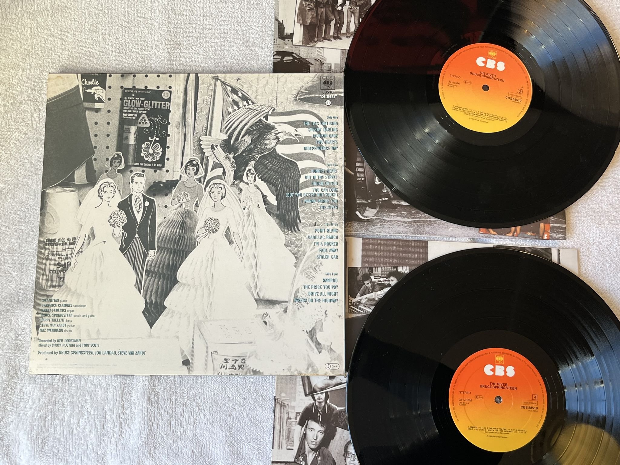 Omslagsbild för skivan BRUCE SPRINGSTEEN the river 2xLP -80 Hol CBS 88510