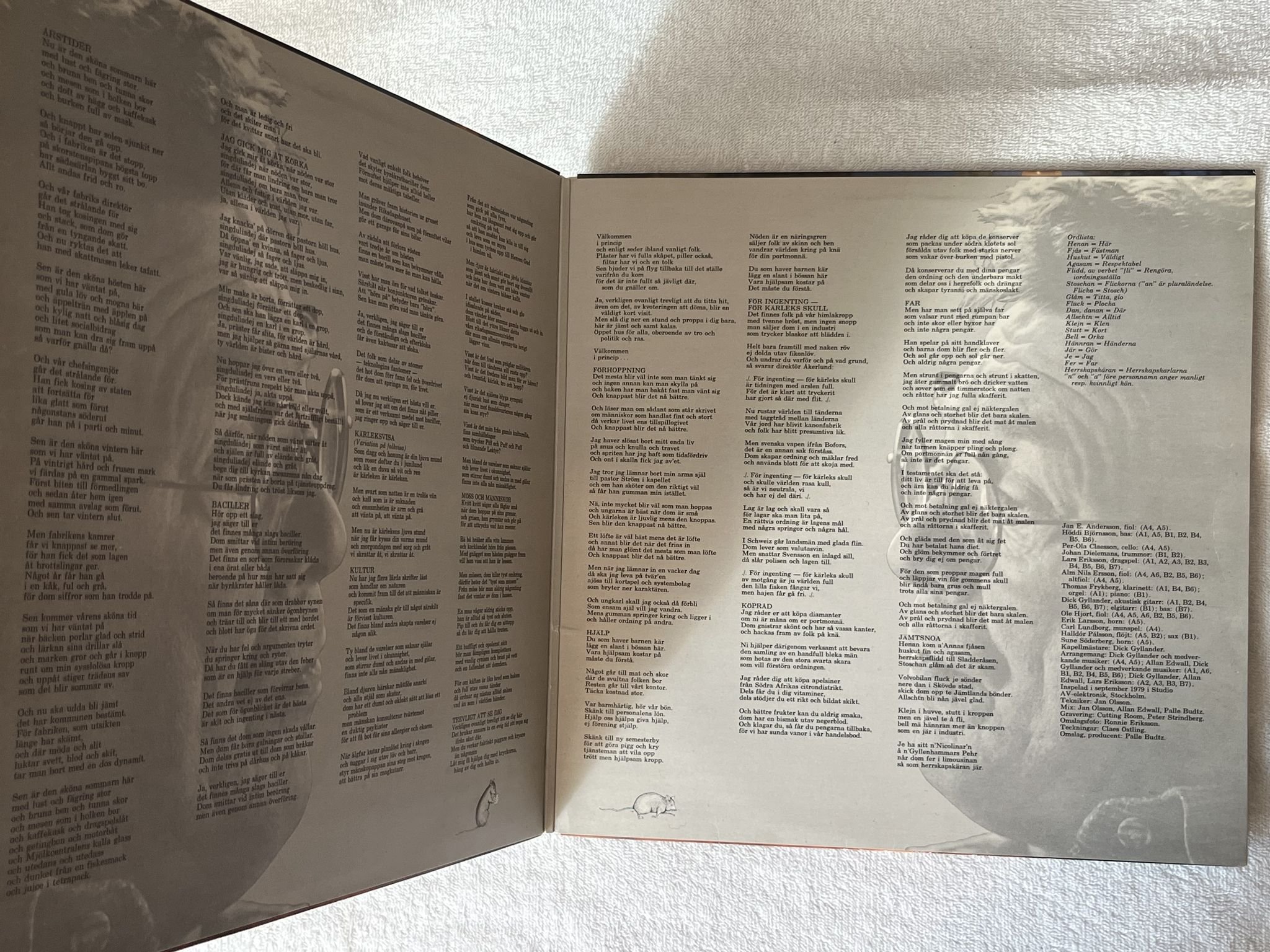 Omslagsbild för skivan ALLAN EDWALL grovdoppa LP -79 Swe A DISC BS 791022