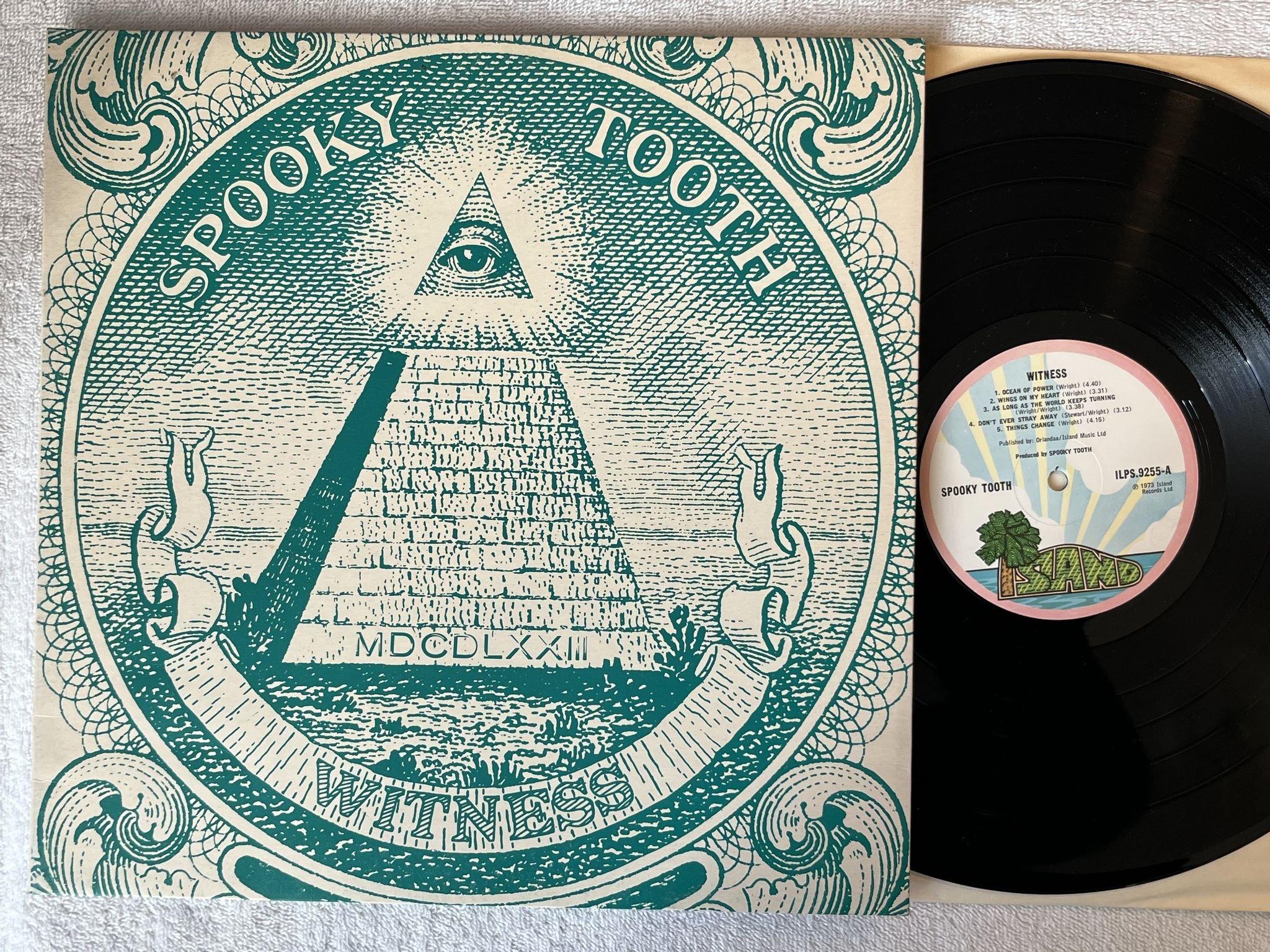 Omslagsbild för skivan SPOOKY TOOTH witness LP -73 UK ISLAND ILPS 9255