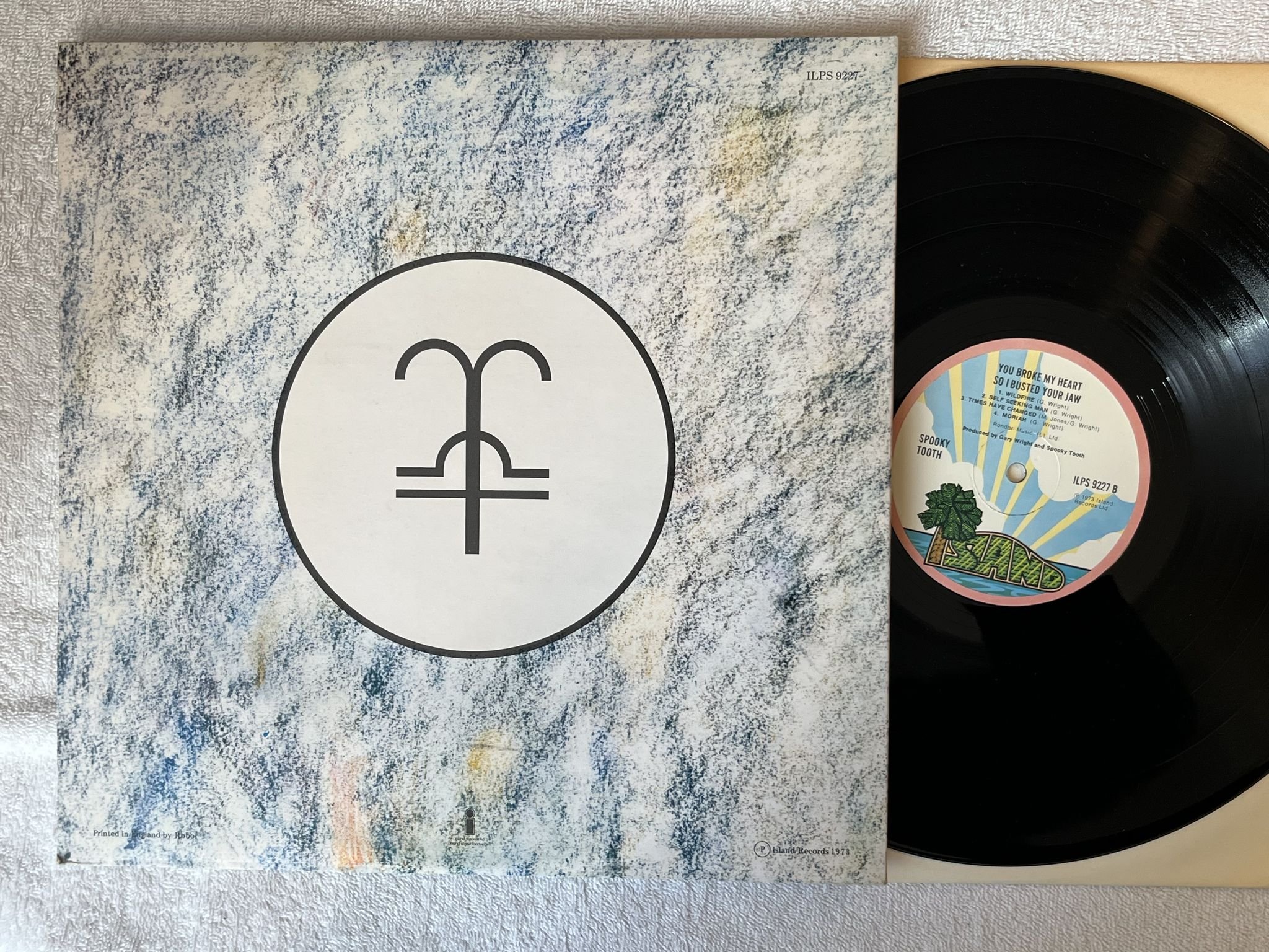 Omslagsbild för skivan SPOOKY TOOTH You Broke My Heart So... LP -73 UK ISLAND ILPS 9227