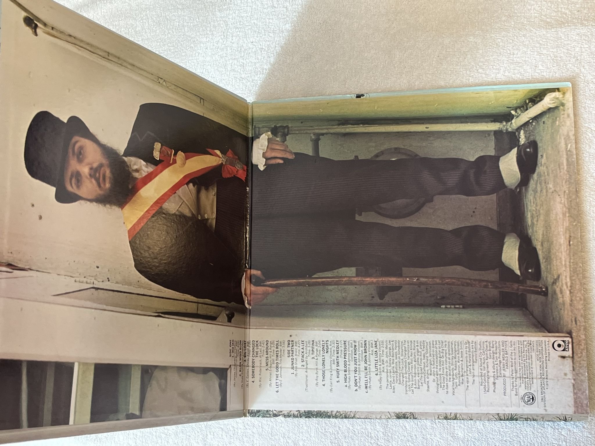 Omslagsbild för skivan DR JOHN gumbo LP -72 US ATCO SD 7006