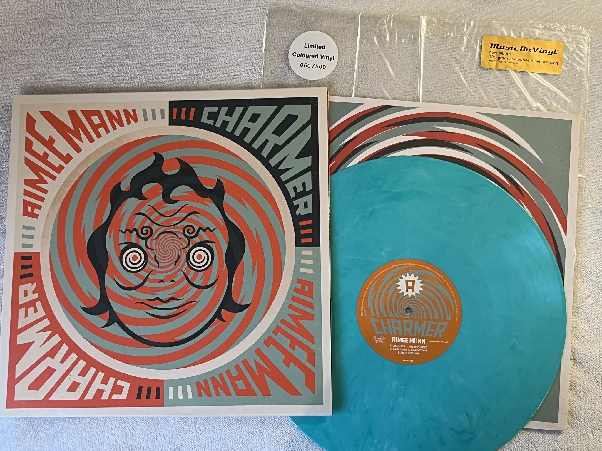 Omslagsbild för skivan AIMEE MANN charmer LP 2012 MUSIC ON VINYL MOVLP627 *** mint green ***