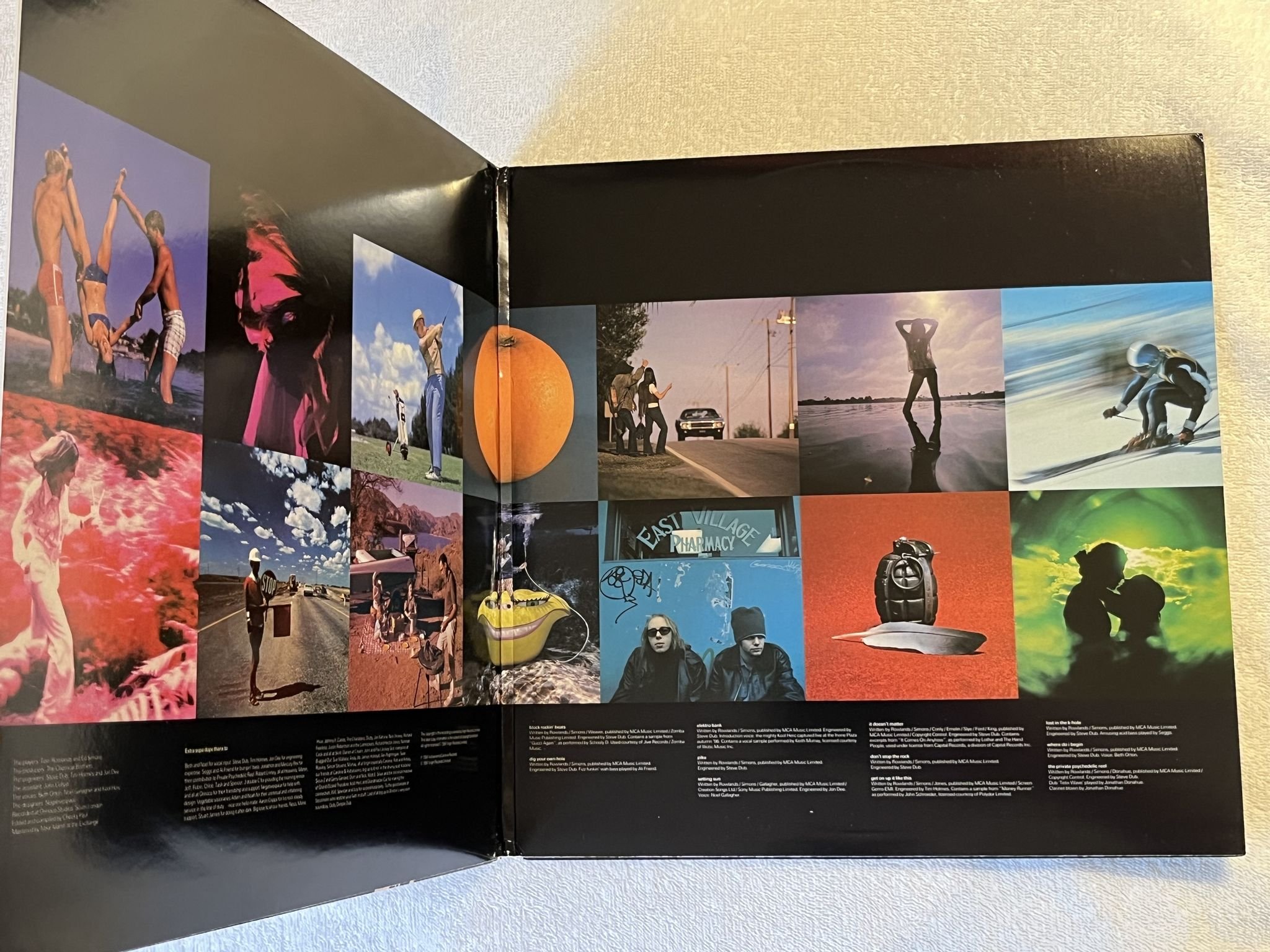 Omslagsbild för skivan THE CHEMICAL BROTHERS dig your own hole 2xLP -97 US ASTRALWERKS ASW 6180