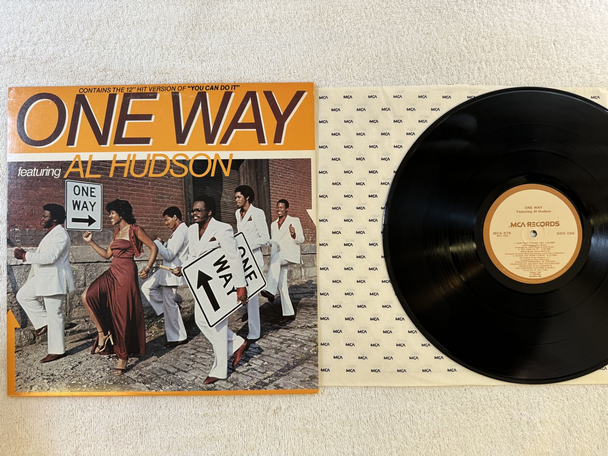 Omslagsbild för skivan ONE WAY feat Al Hudson LP -79 US MCA 3178