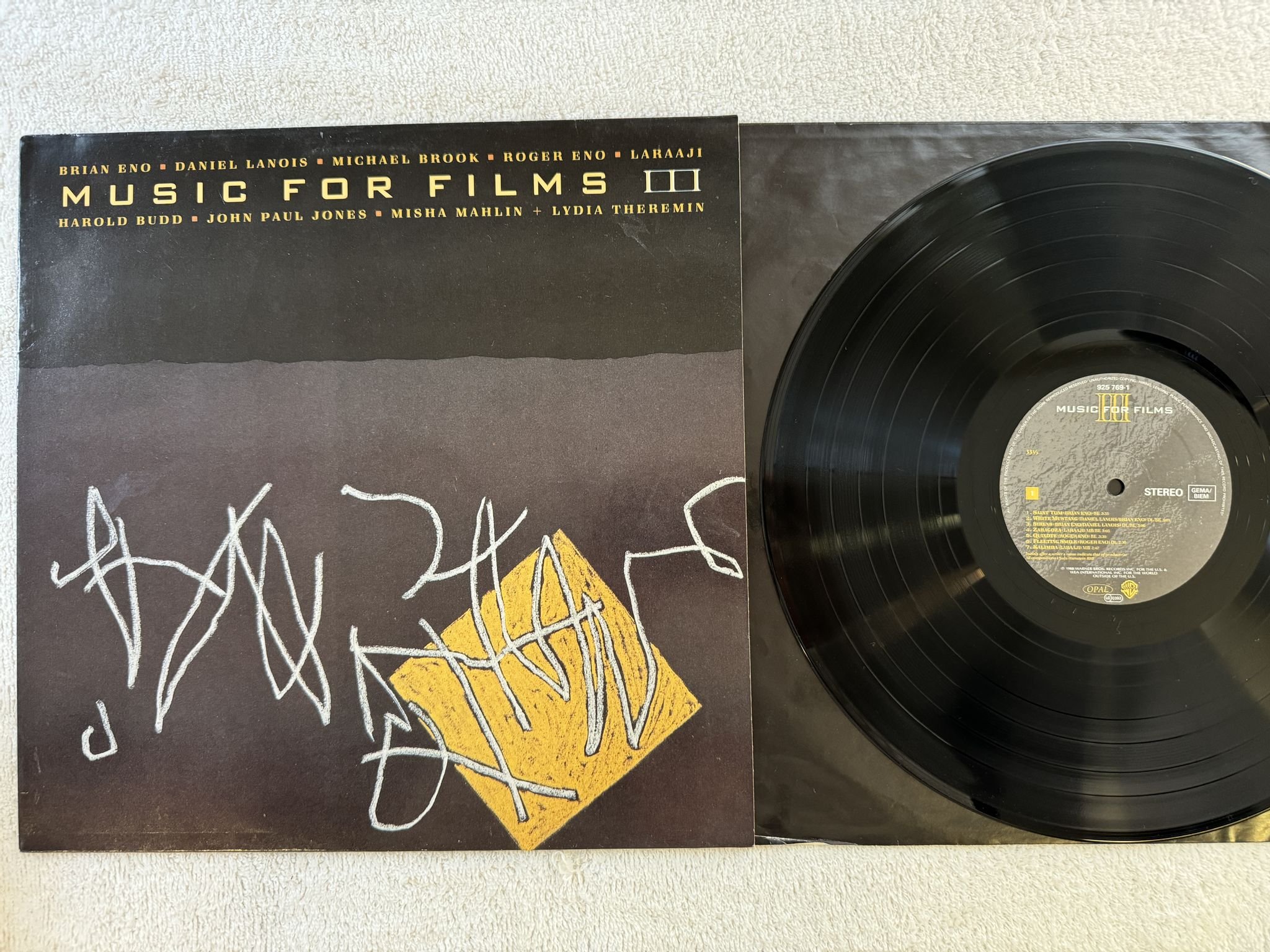 Omslagsbild för skivan V/A Music For Films III LP -88 OPAL RECORDS 925 769-1,