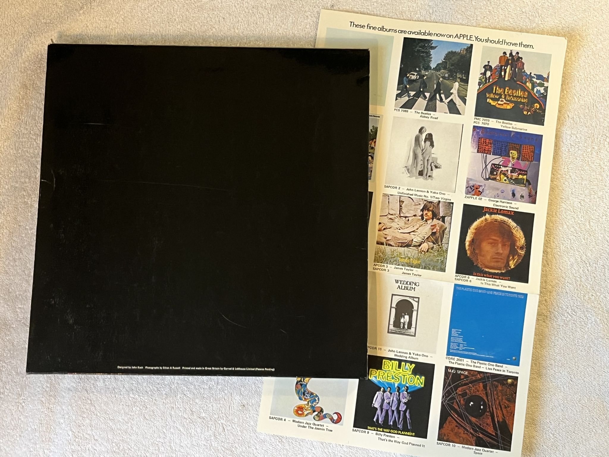 Omslagsbild för skivan THE BEATLES LET IT BE LP -70 UK APPLE PXS 1 ** RARE BOX EDITION **