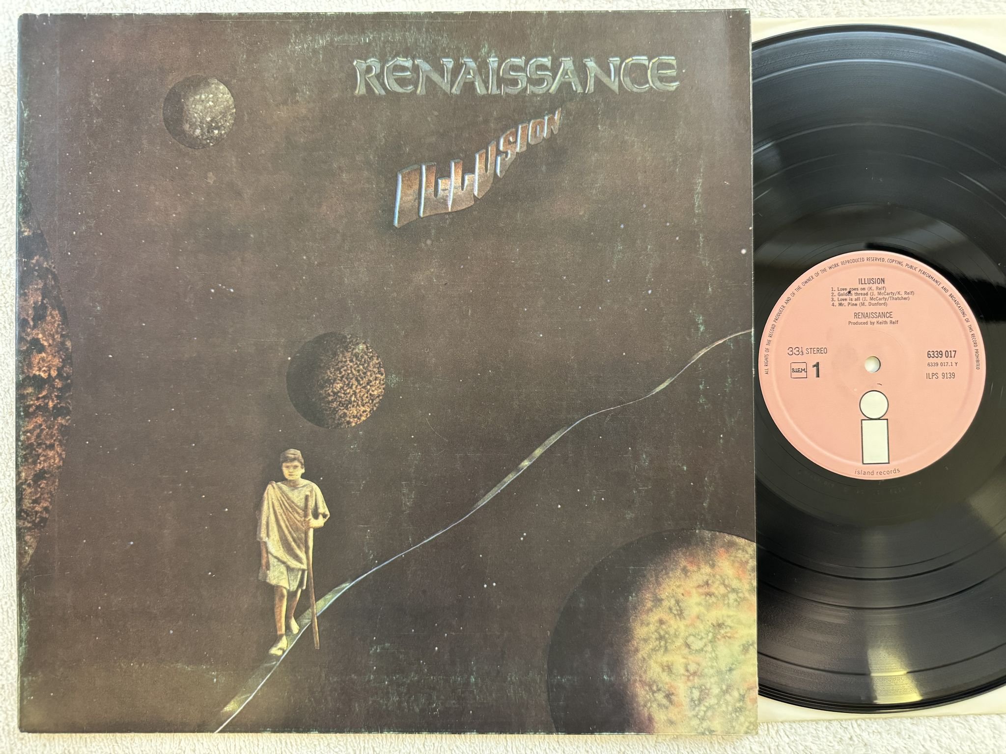 Omslagsbild för skivan RENAISSANCE illusion LP Ger ISLAND 6339 017