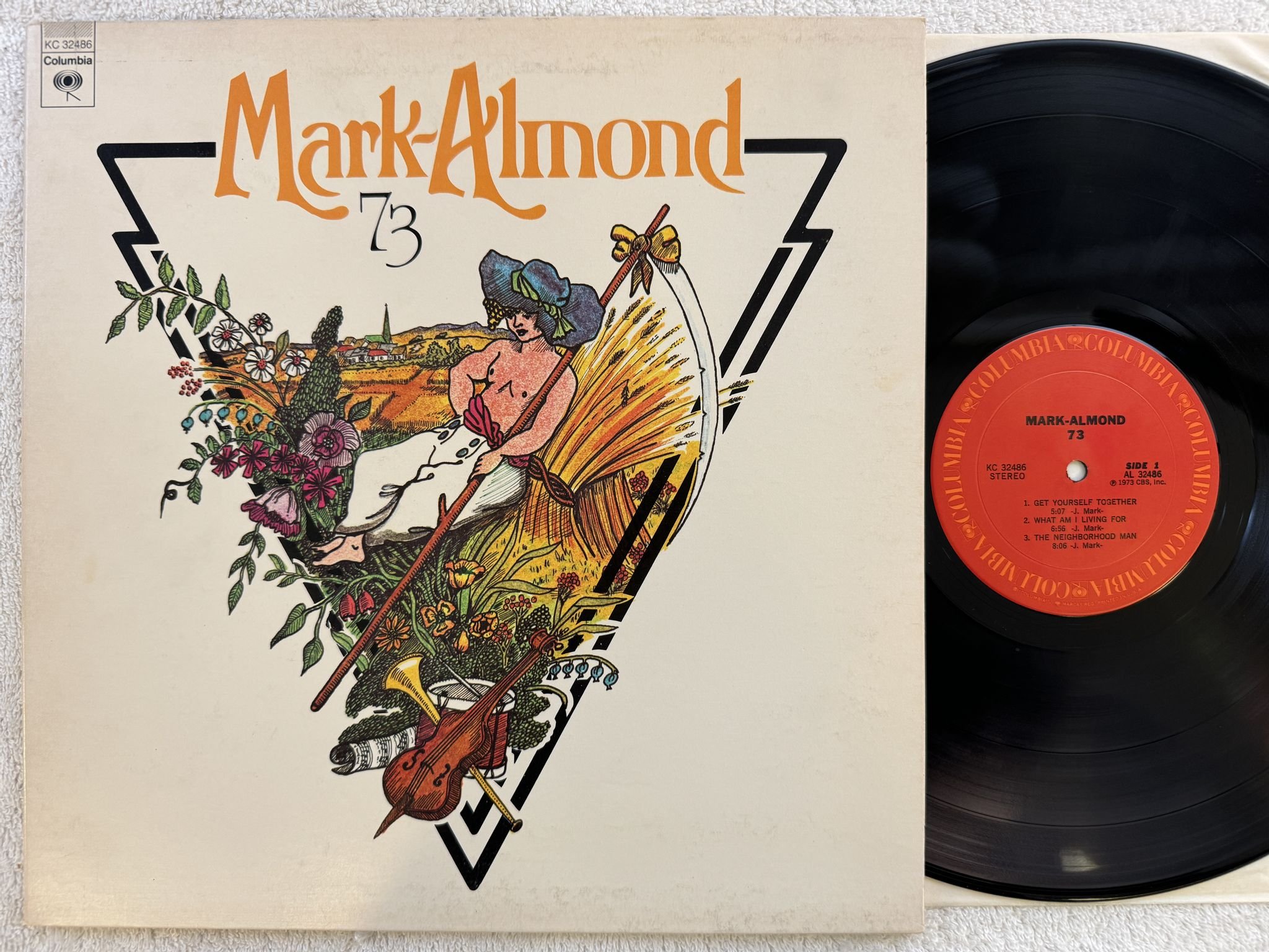 Omslagsbild för skivan MARC-ALMOND 73 LP -73 US COLUMBIA KC 32486