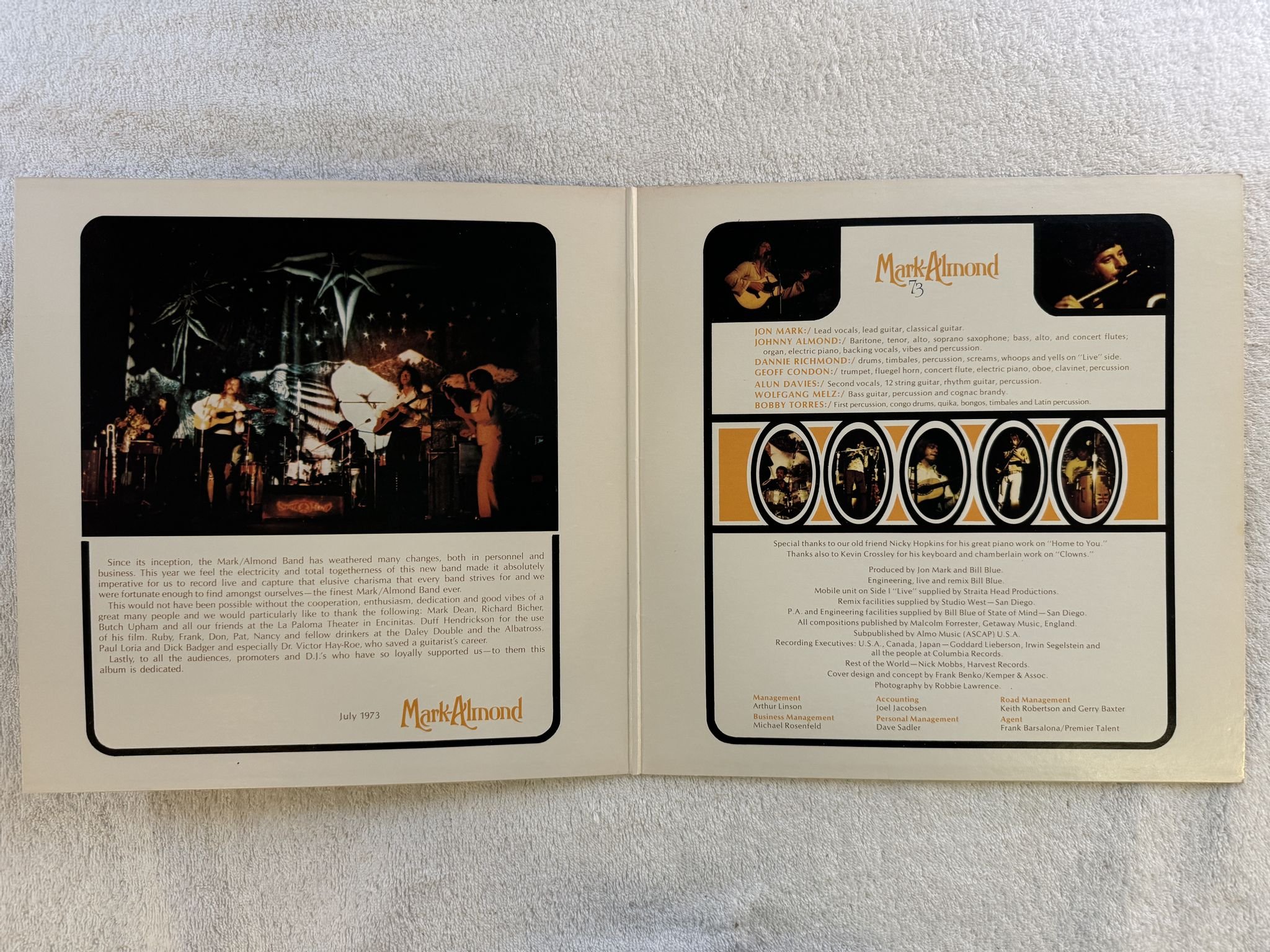 Omslagsbild för skivan MARC-ALMOND 73 LP -73 US COLUMBIA KC 32486