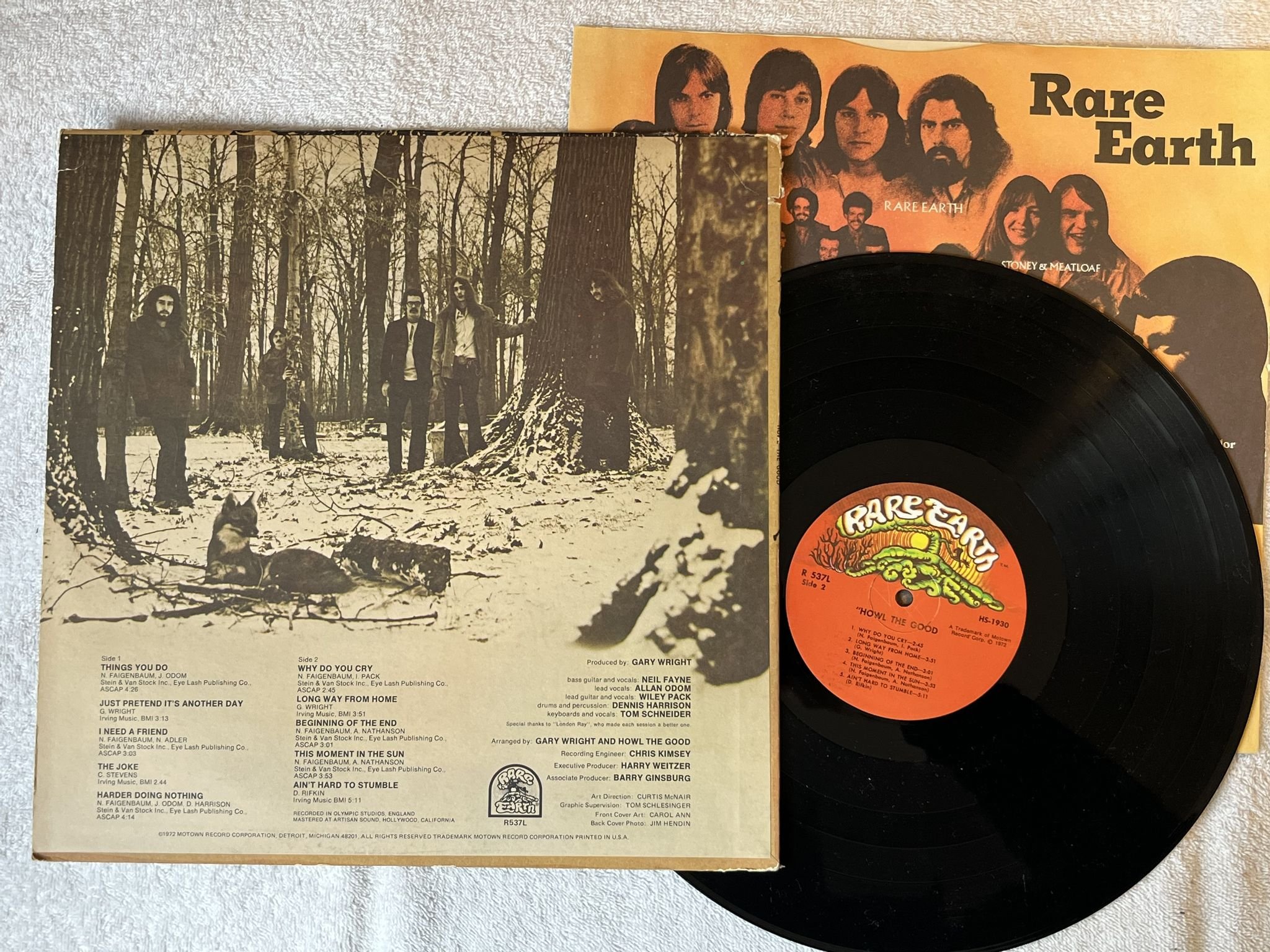 Omslagsbild för skivan HOWL THE GOOD s/t LP -72 US RARE EARTH R 537L *** PSYCH ***