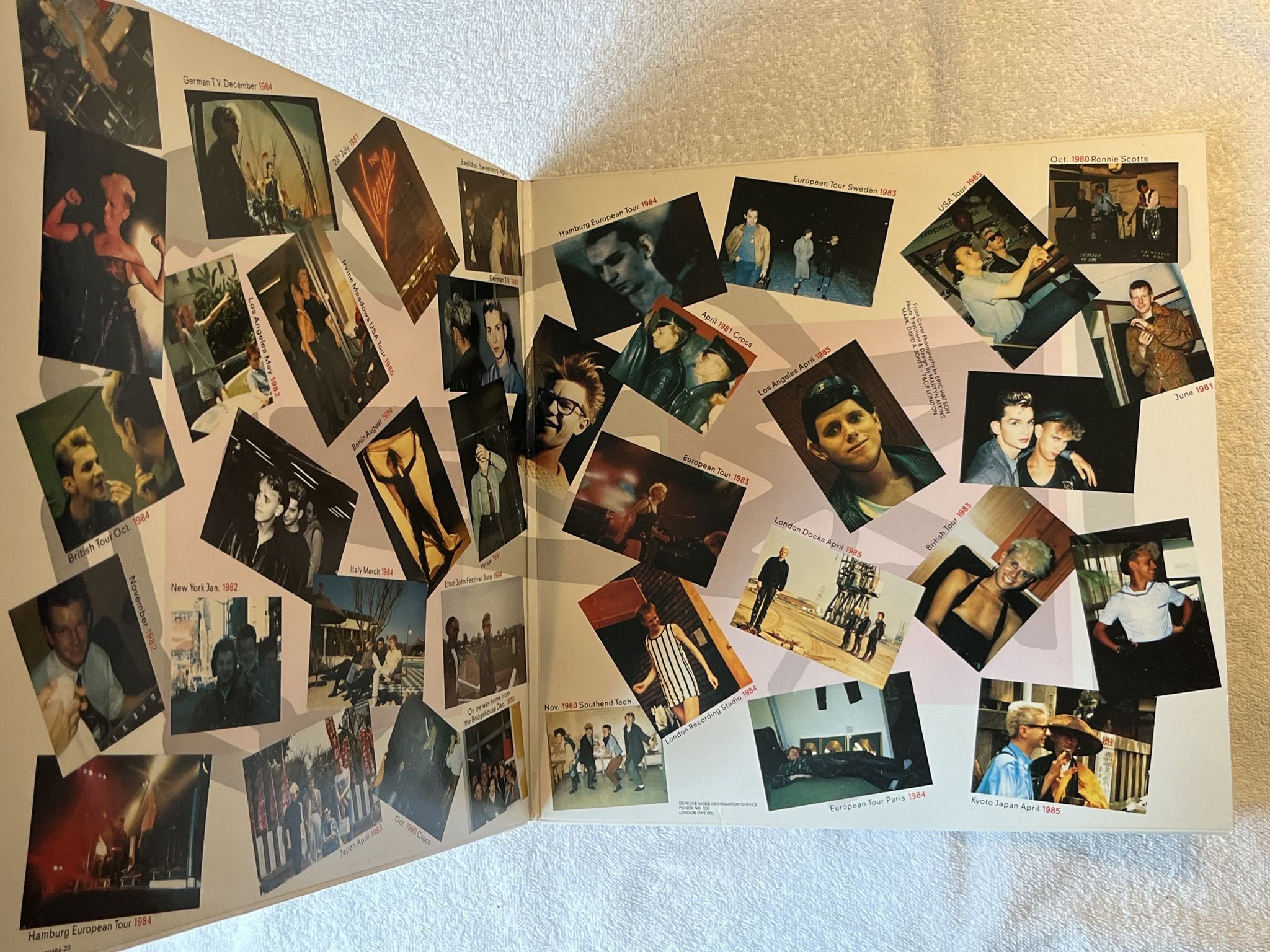 Omslagsbild för skivan DEPECHE MODE the singles 81-85 LP -85 ncb MUTE MUTEL 1