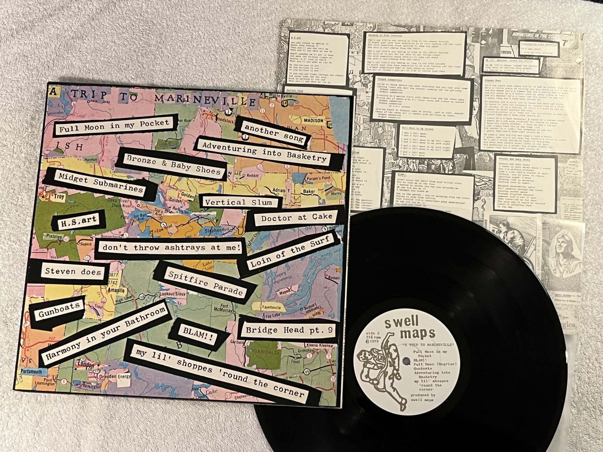 Omslagsbild för skivan SWELL MAPS A Trip To Marineville LP -79 ROUGH TRADE rough two