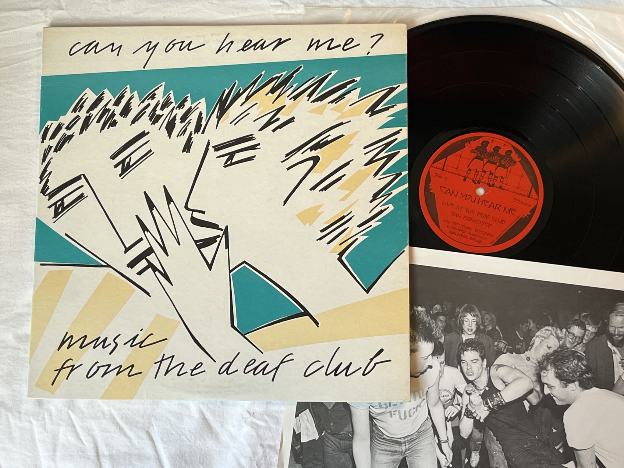Omslagsbild för skivan V/A Can you hear me? Music From The Deaf Club LP -80 US OPTIONAL OPT-LP-001