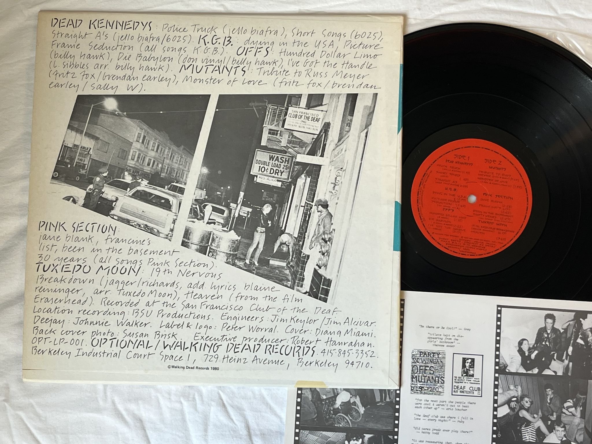 Omslagsbild för skivan V/A Can you hear me? Music From The Deaf Club LP -80 US OPTIONAL OPT-LP-001