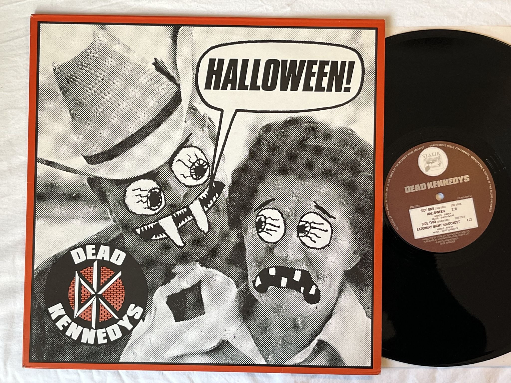 Omslagsbild för skivan DEAD KENNEDY'S Halloween 12" -82 STATIK STAT 2712