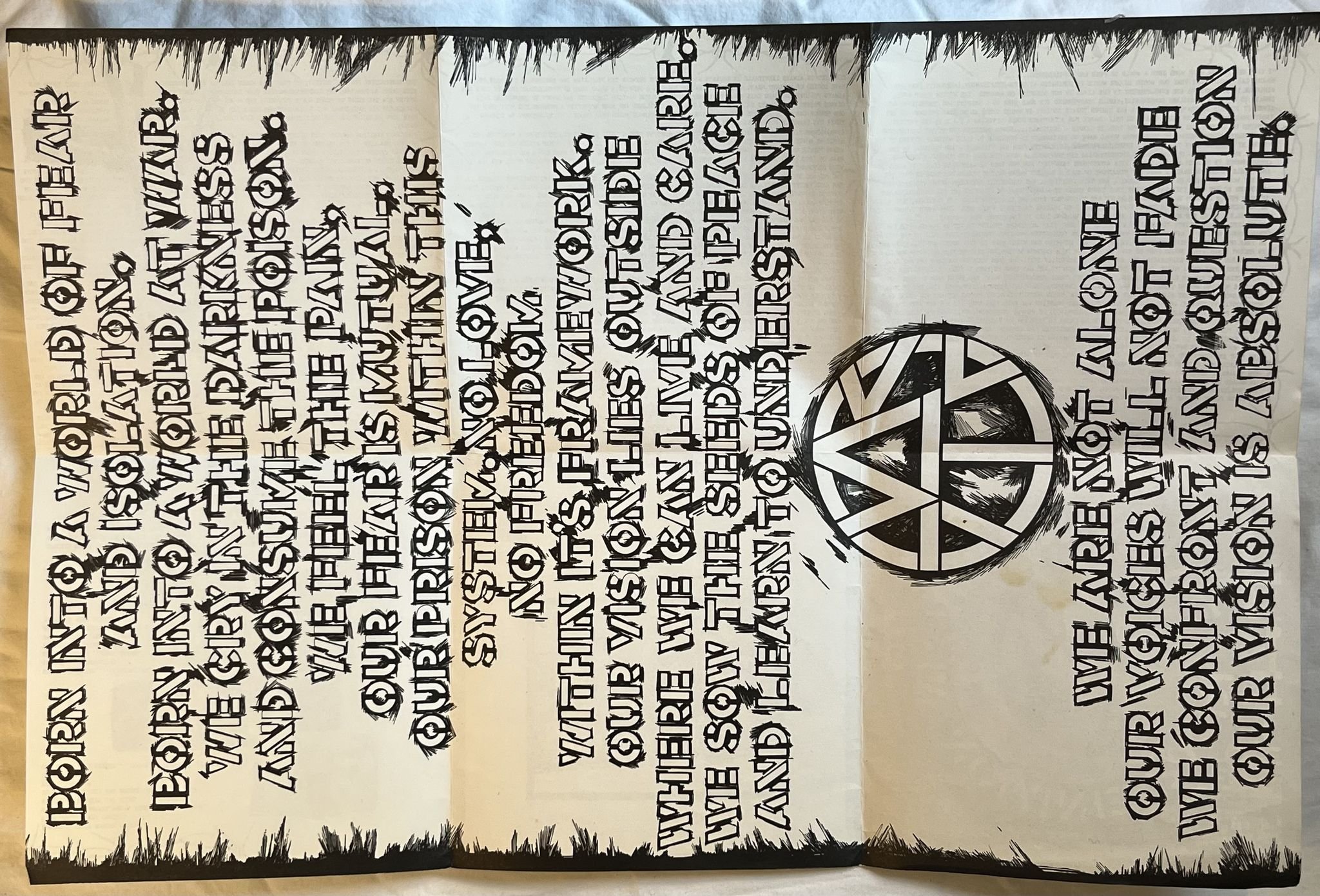 Omslagsbild för skivan ALTERNATIVE In Nomine Patri 7" -83 UK CRASS RECORDS 221984/8