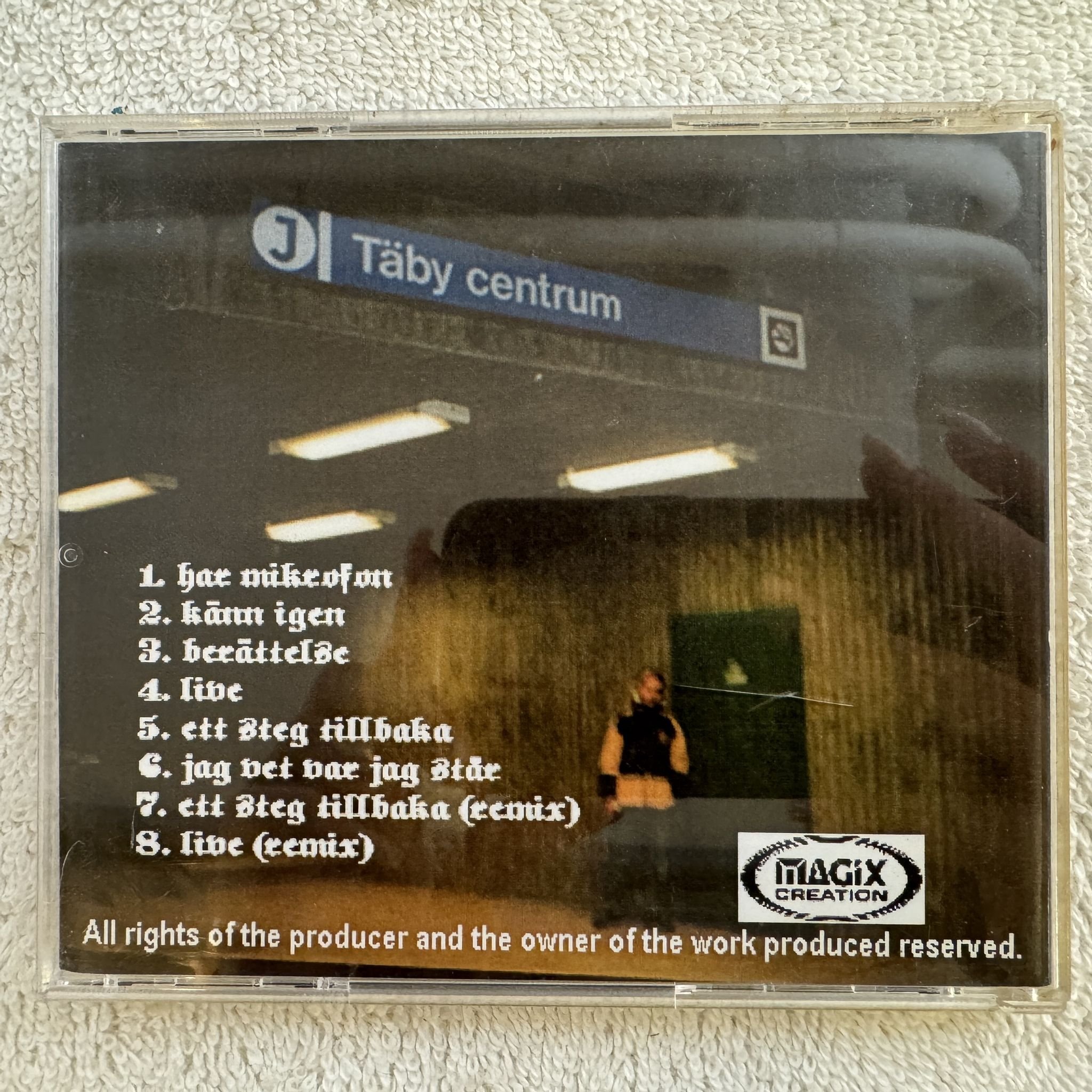 Omslagsbild för skivan TVÅ ÖKÄNDA ett steg tillbaka... CD 200? DEMO SWERAP