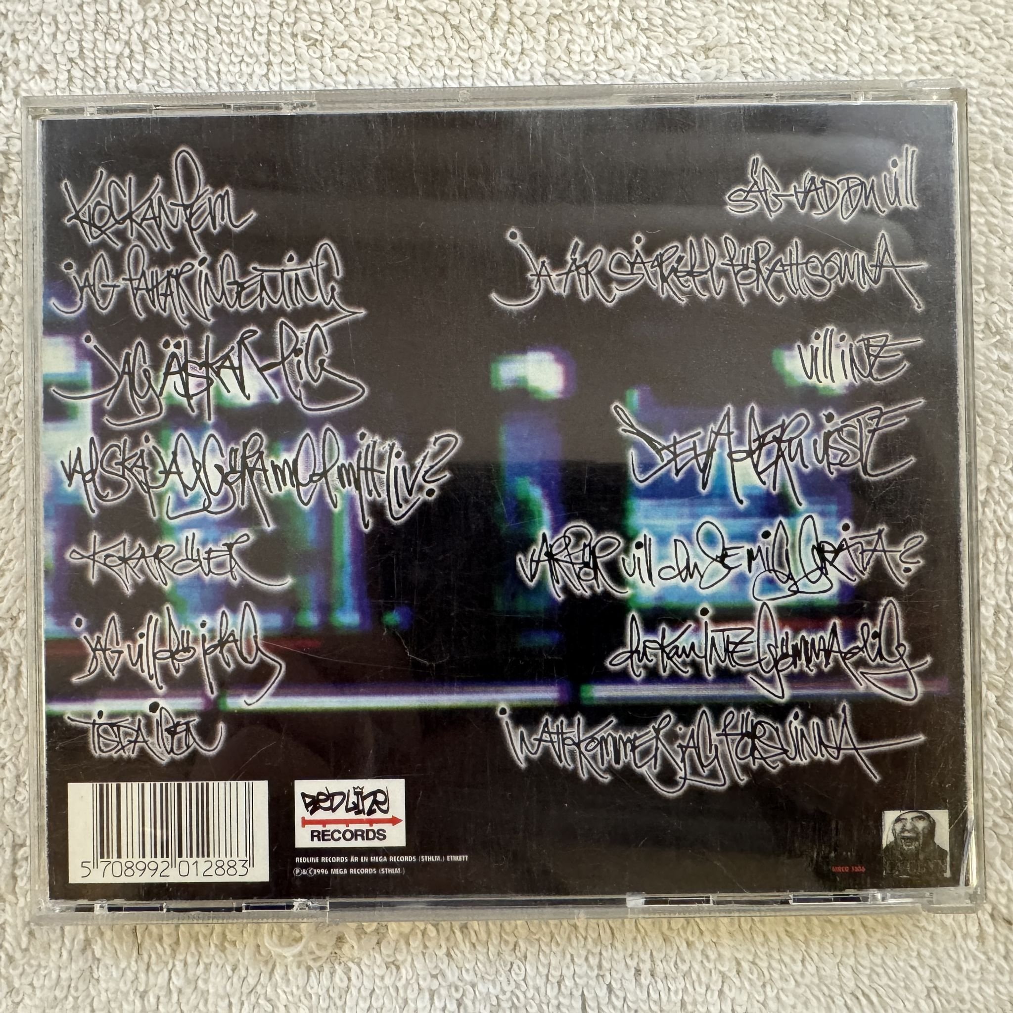 Omslagsbild för skivan Två Blåbär – Du Är Inte Ensam...CD 1996 mega MRCD 3306 SWERAP