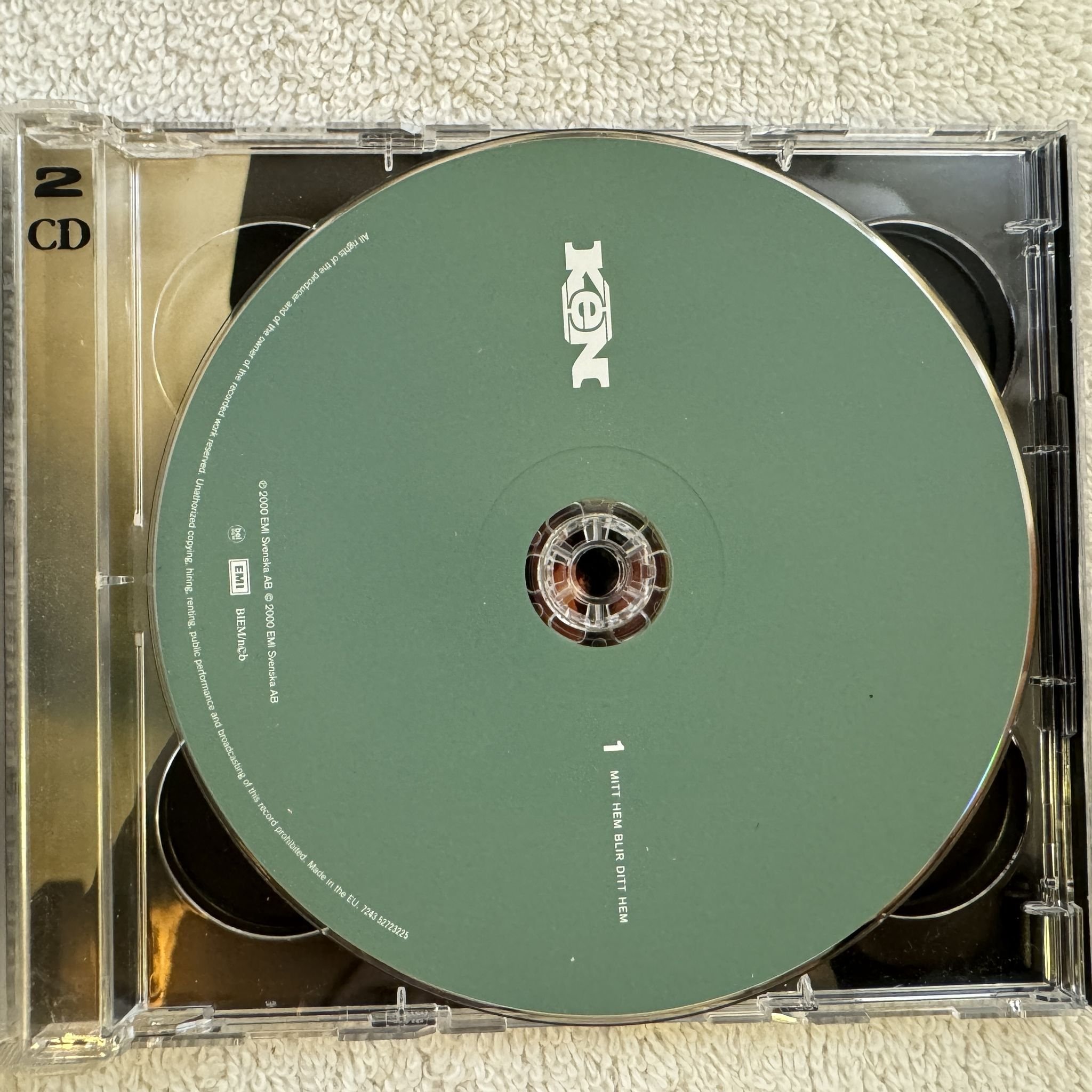 Omslagsbild för skivan KEN – Mitt Hem Blir Ditt Hem 2xCD 2000 EMI – 7243 52723126 SWERAP