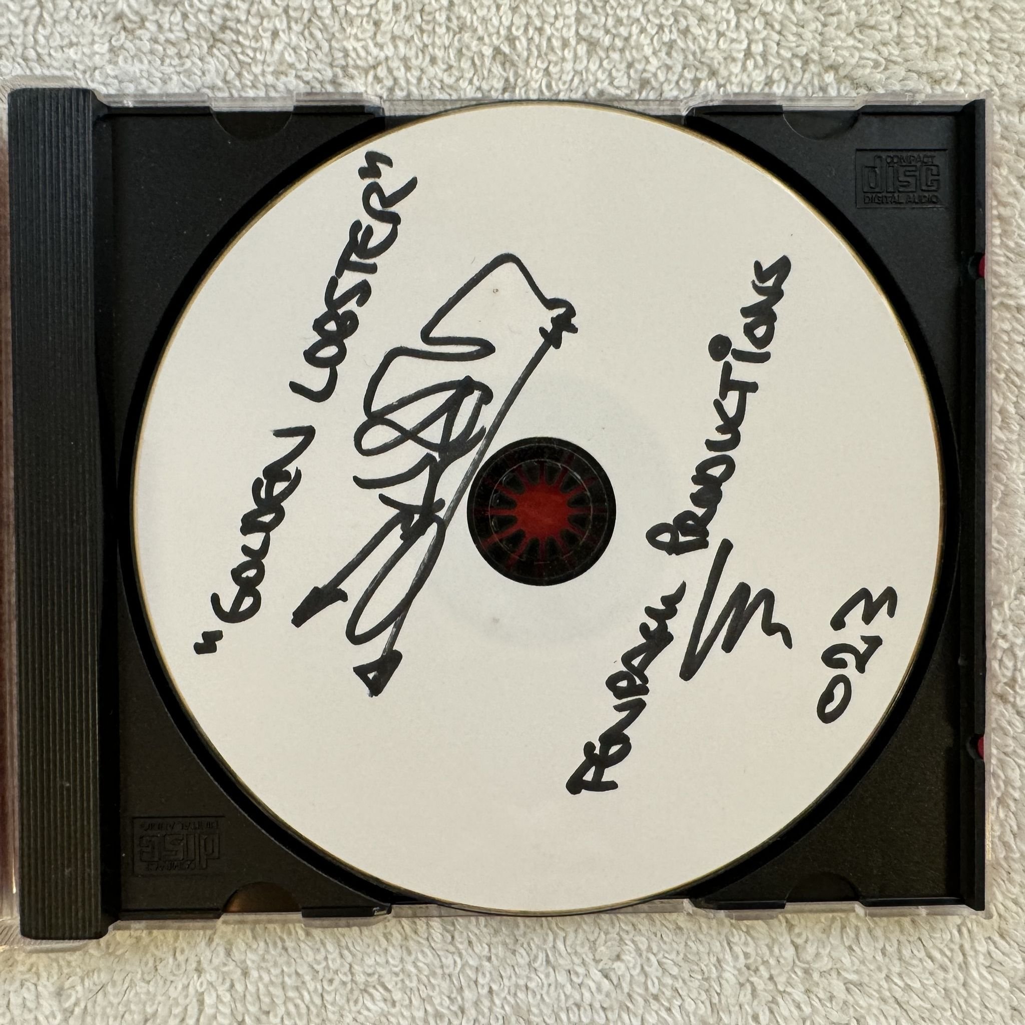 Omslagsbild för skivan AKEM golden lobster CD 2002 Penpack Productions – PPP005 SWERAP