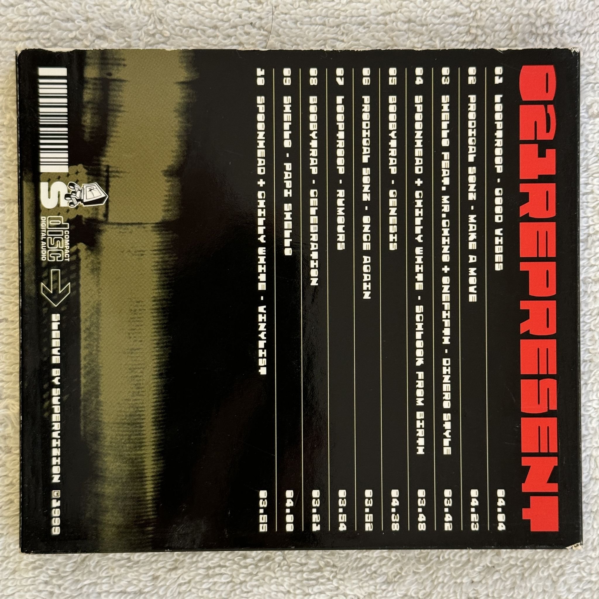 Omslagsbild för skivan Various – 021 Represent: Westaroze Hiphop Compilation CD -99 GM01 SWERAP