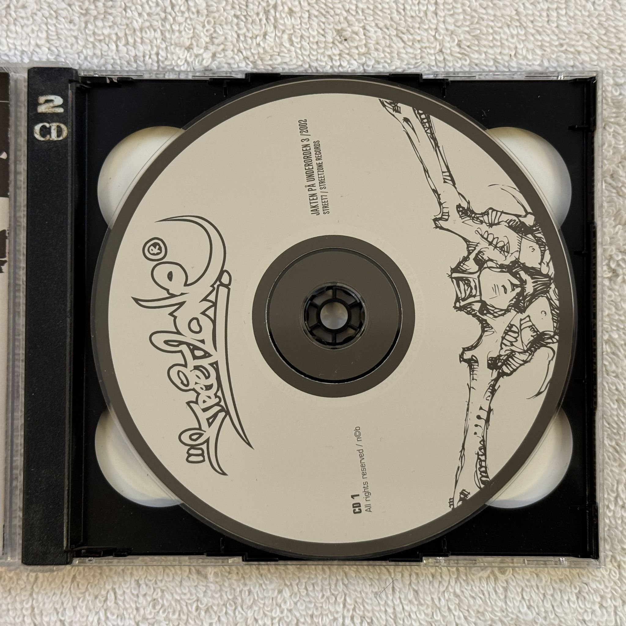 Omslagsbild för skivan Various – Jakten På Under Orden III 2xCD 2002 Streetzone STREET7 SWERAP