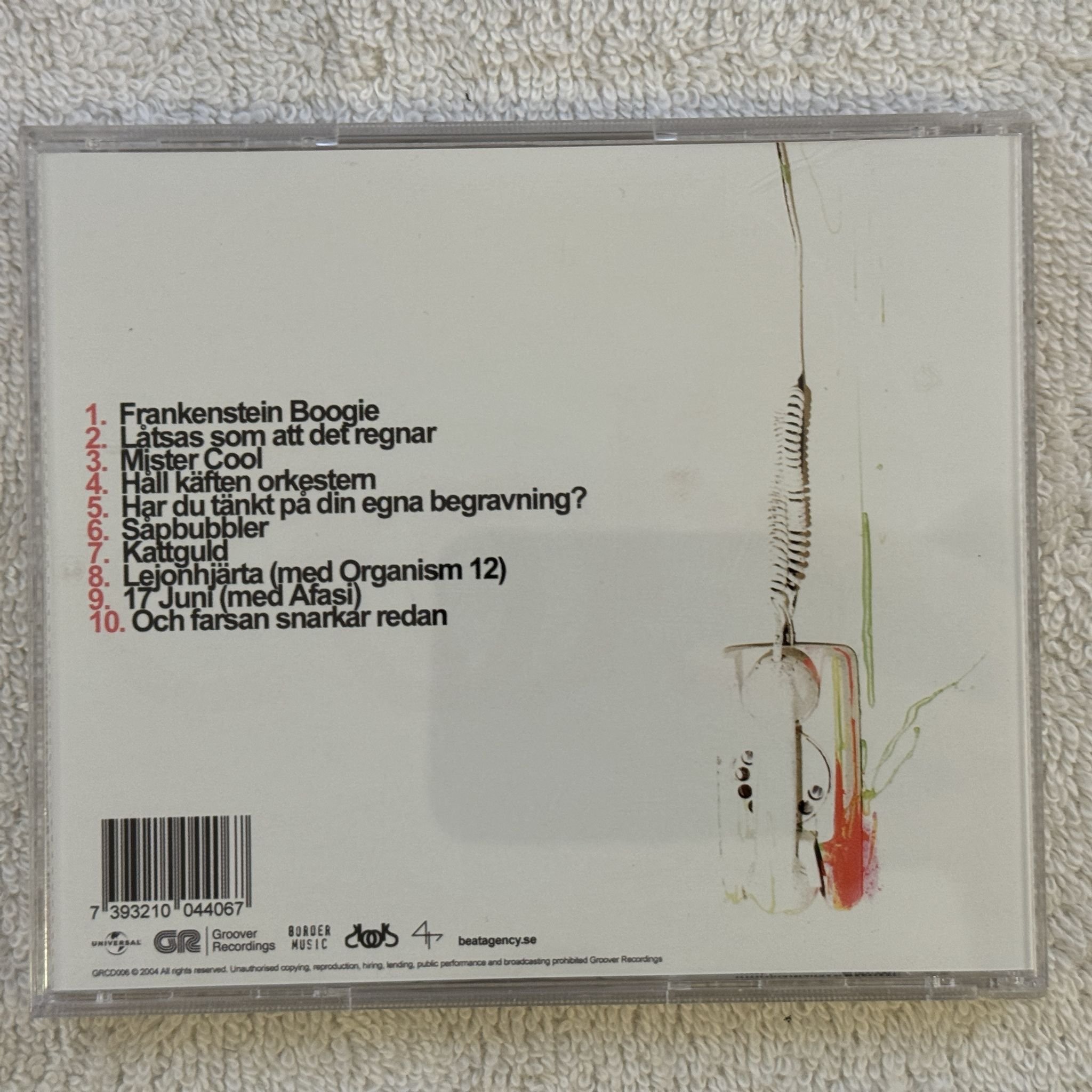 Omslagsbild för skivan Snook – Vi Vet Inte Vart Vi Ska Men Vi Ska Komma Dit CD 2004 GRCD006 SWERAP