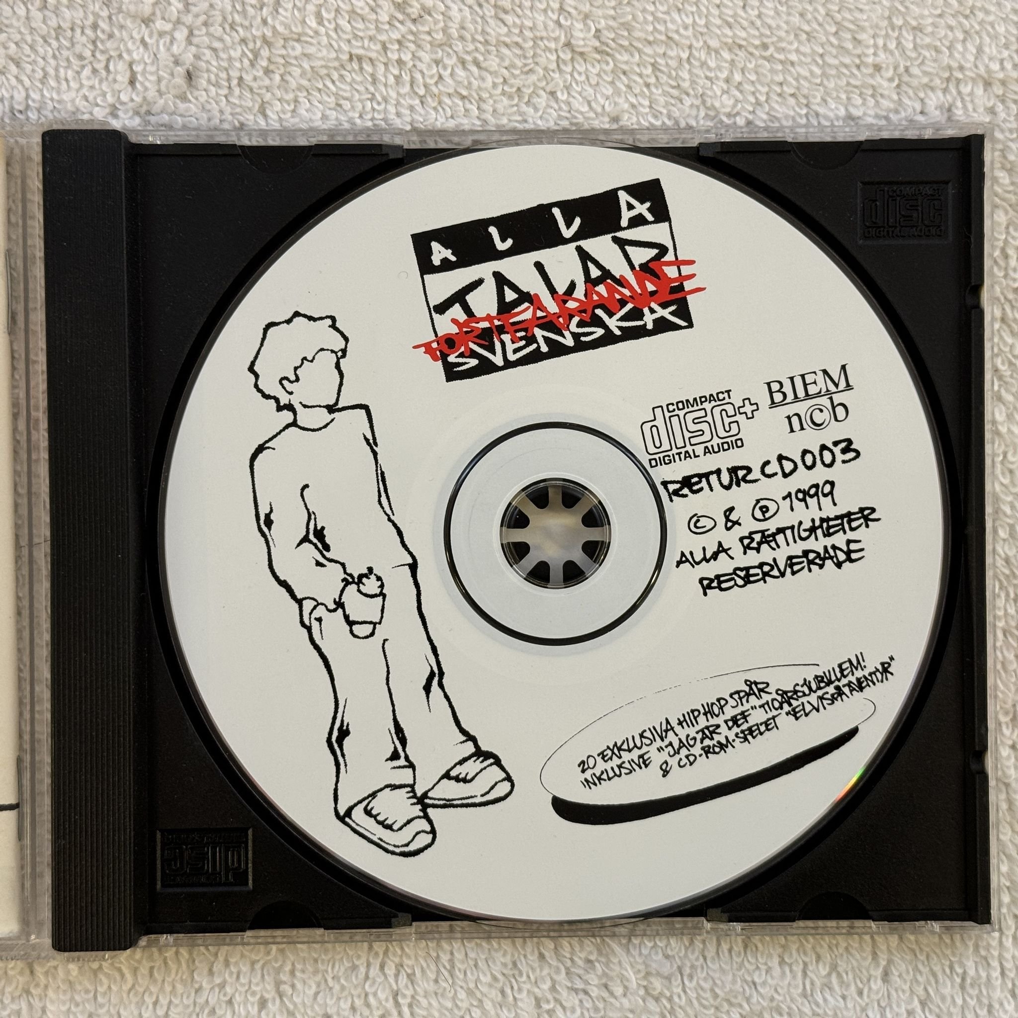 Omslagsbild för skivan Various – Alla Talar Fortfarande Svenska CD 1999 RETURCD 003 SWERAP