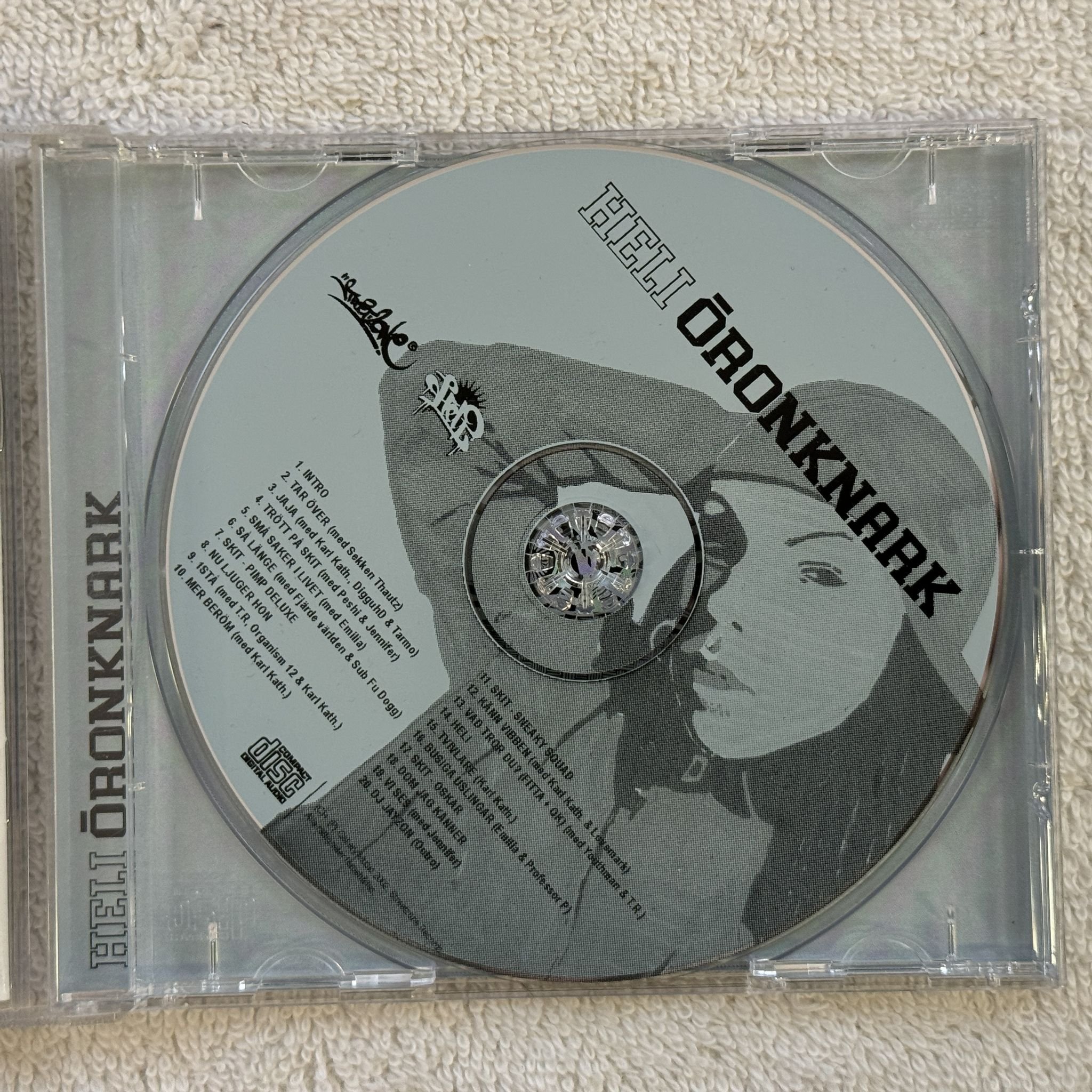 Omslagsbild för skivan Heli – Öronknark CD 2002 streetzone STREET009 SWERAP