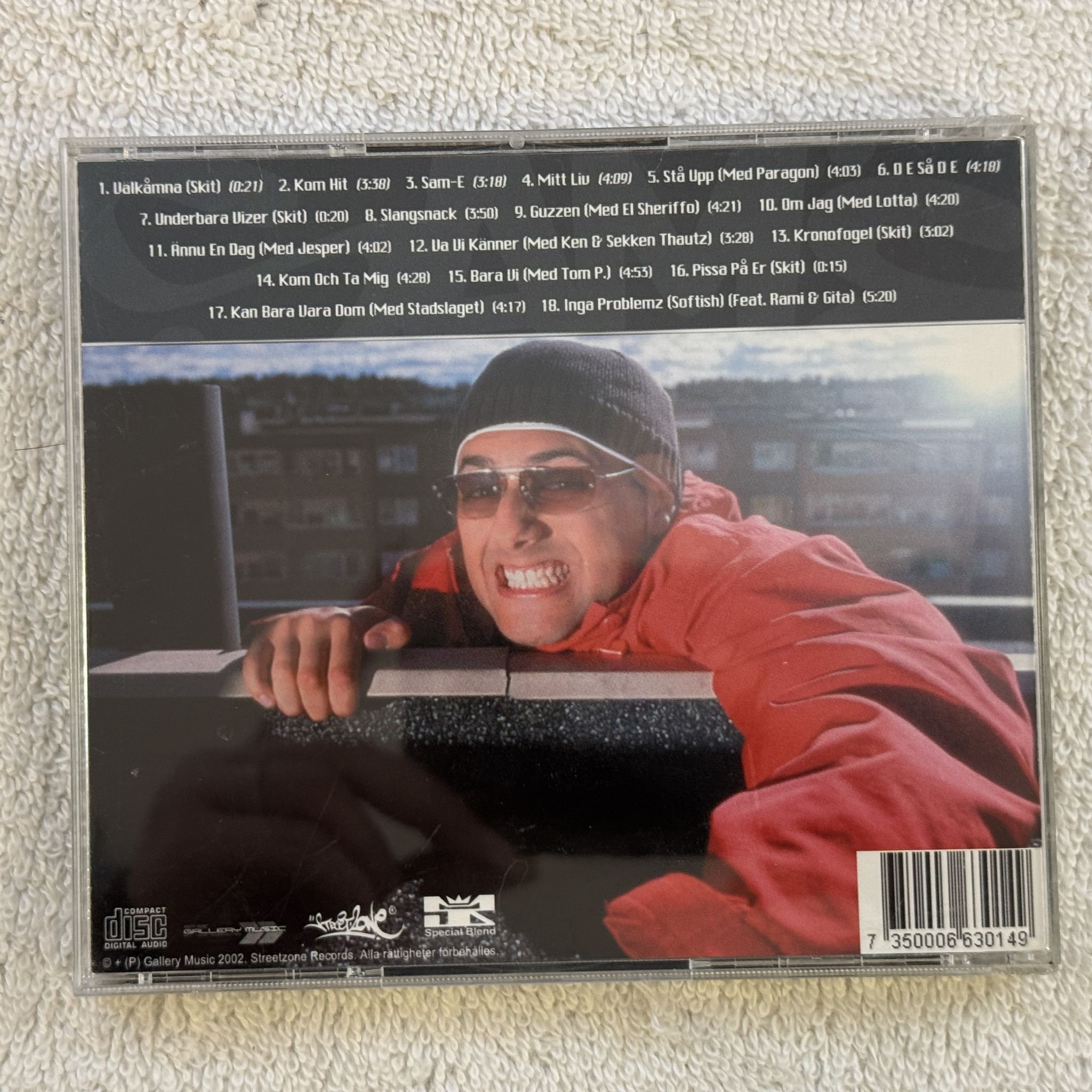 Omslagsbild för skivan Sam'E - Om Ni Ba Wuisste CD 2002 streetzone STREET 14 SWERAP