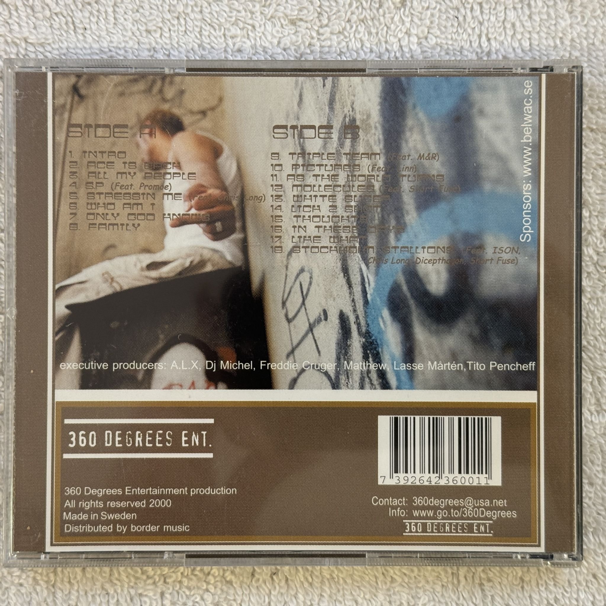 Omslagsbild för skivan Scoob Rock – As The World Turns CD 2000 360 Degrees Ent. SWERAP