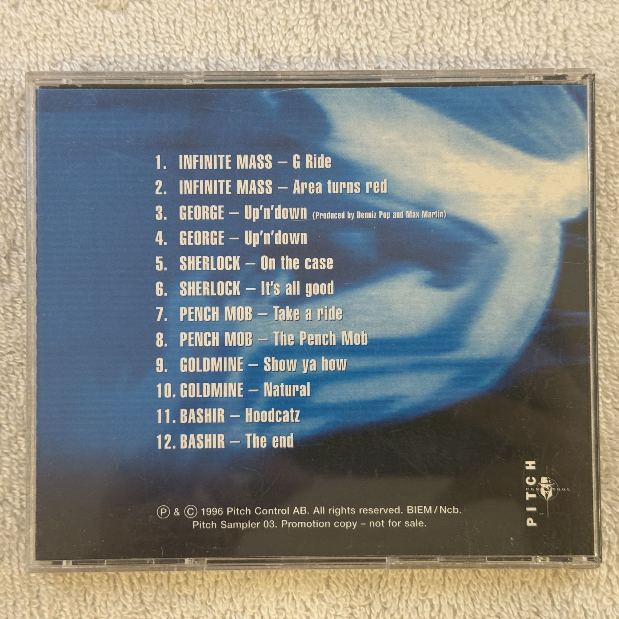 Omslagsbild för skivan Various – Pitch Control Presents: CD 1996 promo PITCH SAMPLER 03 SWERAP