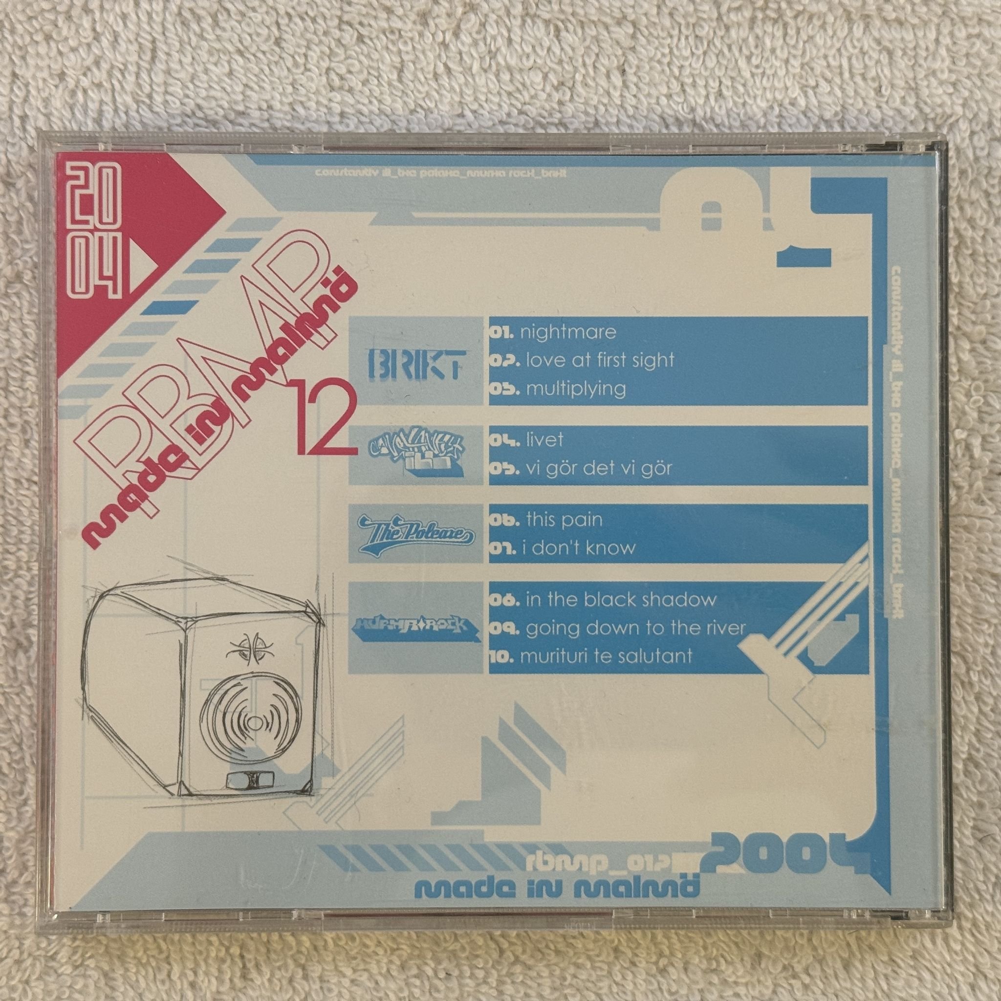 Omslagsbild för skivan VARIOUS made in Malmö CD 2004 SWERAP