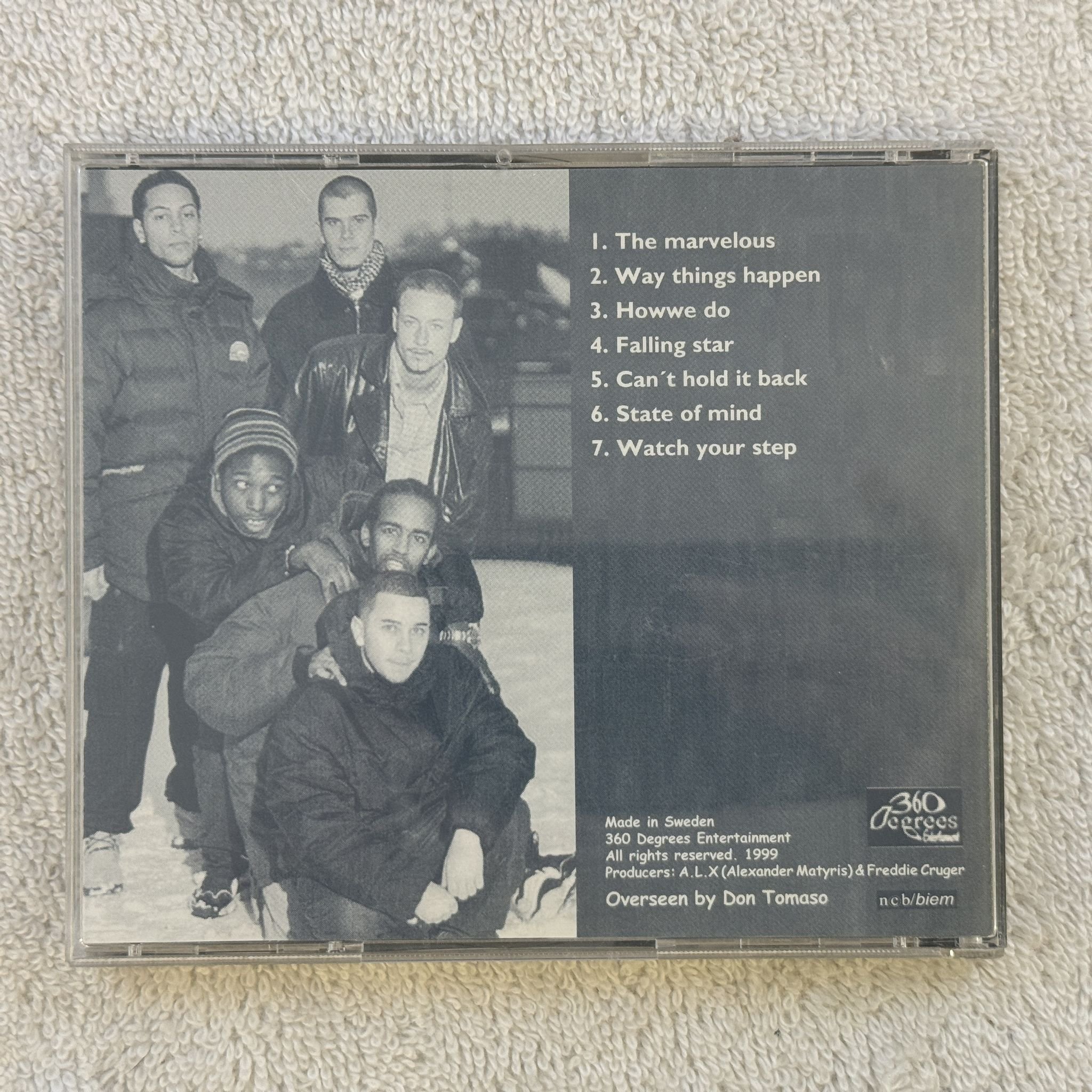 Omslagsbild för skivan Scoob Rock Aka Grandemperial – The EP: Falling Star CD 1999 360 DEGREES SWERAP