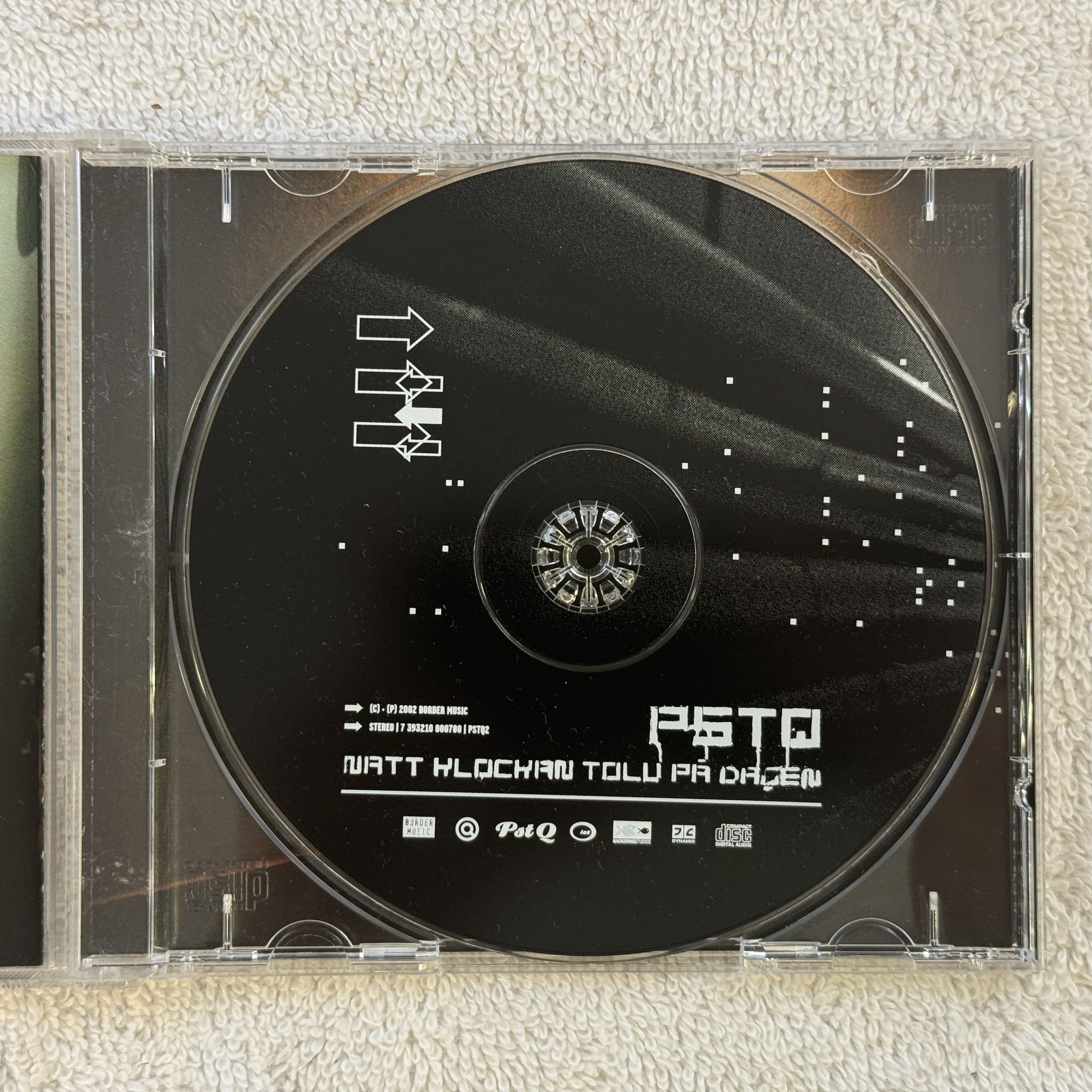 Omslagsbild för skivan PST/Q Natt Klockan Tolv På Dagen CD 2002 BORDER MUSIC PSTQ2 SWERAP