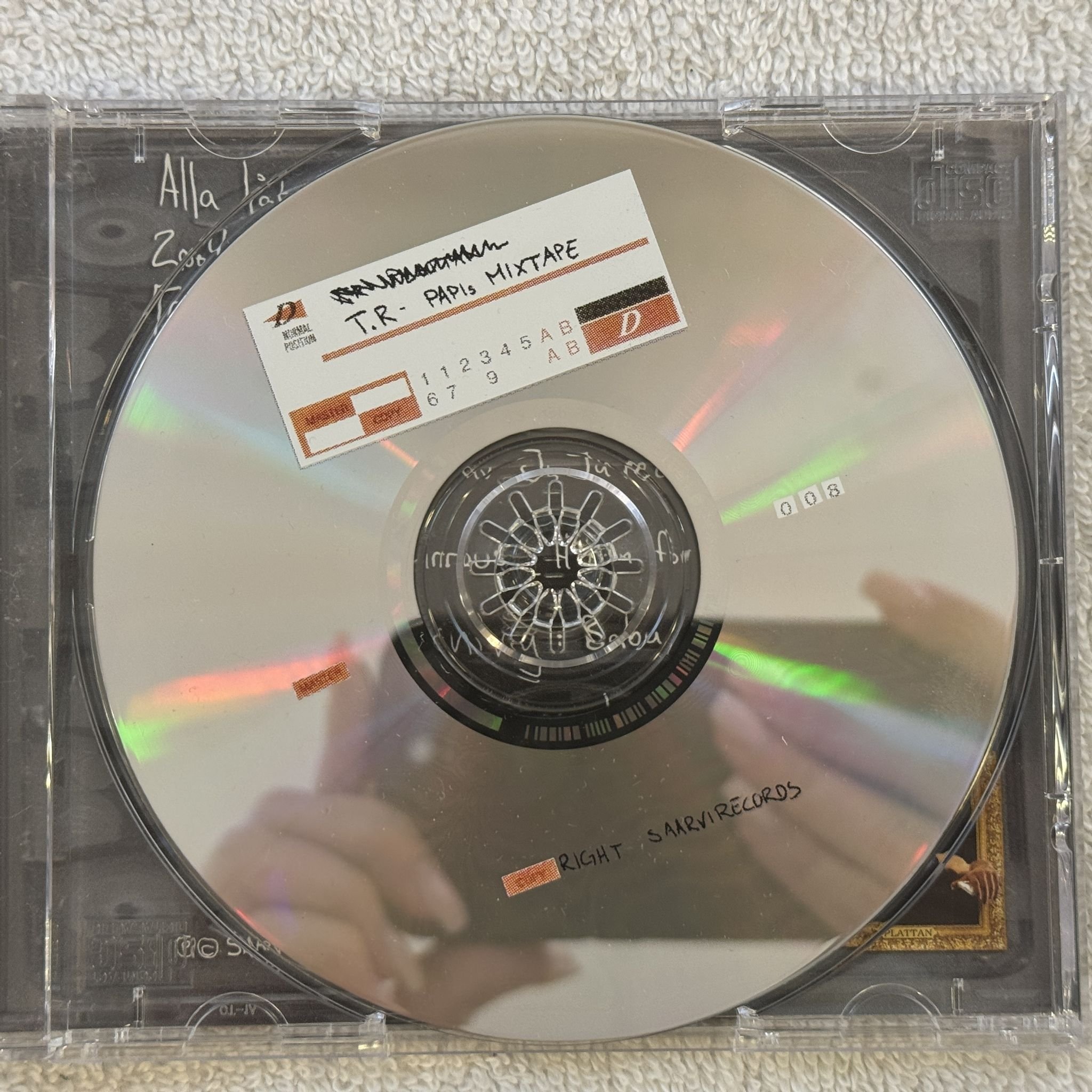 Omslagsbild för skivan T.R – Papis Mixtape CD 2004 SaarVi Records – SAARVI008 SWERAP