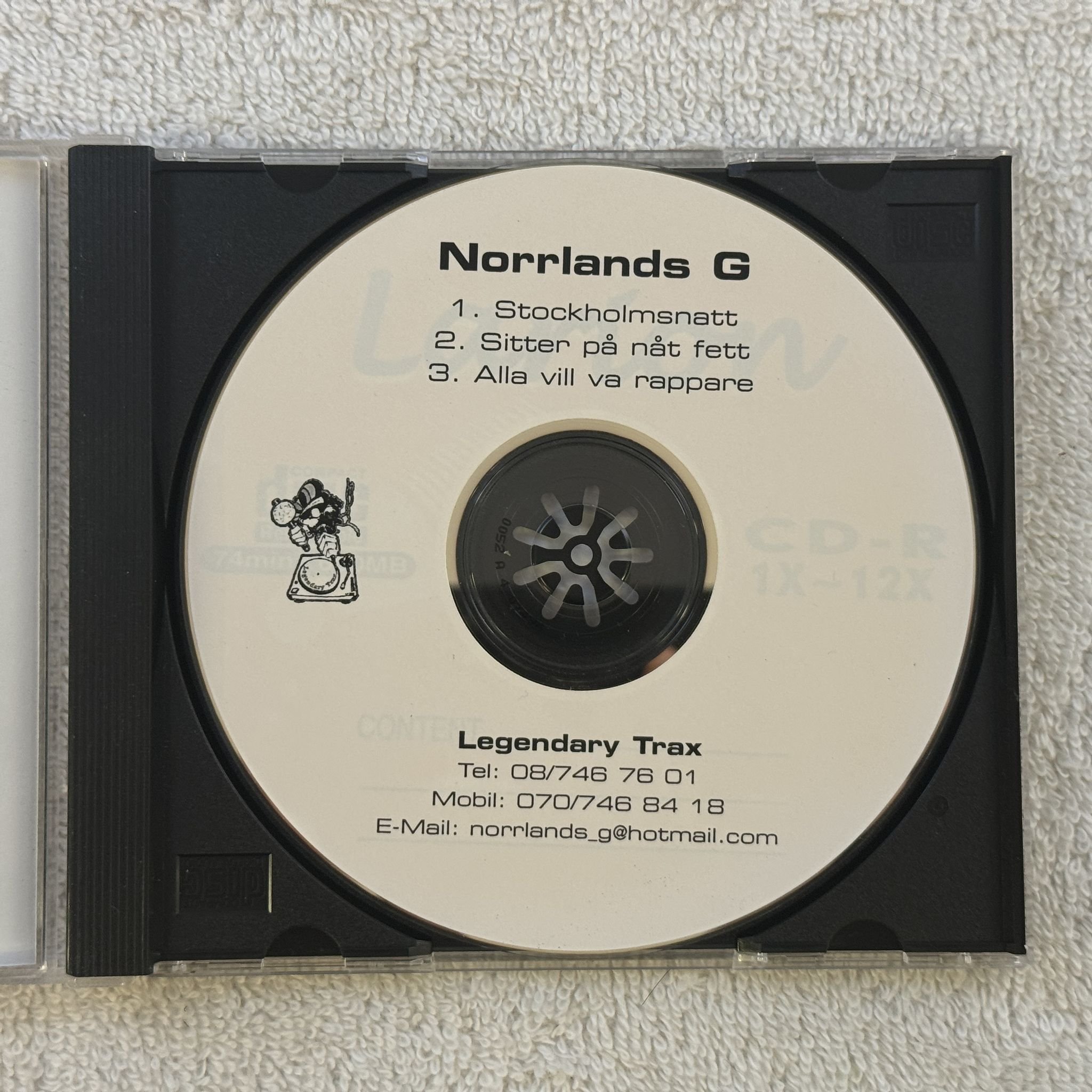 Omslagsbild för skivan NORRLAND G s/t CD LEGENDARY TRAX SWERAP