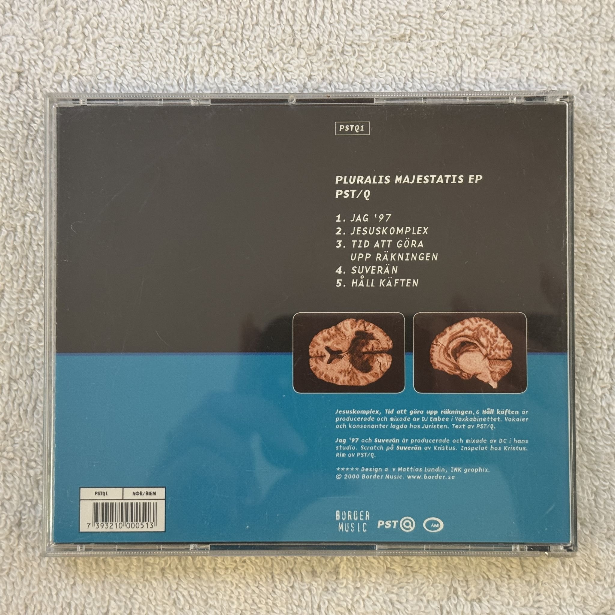 Omslagsbild för skivan PST pluralis CD 2000 BORDER MUSIC PSTQ1 SWERAP