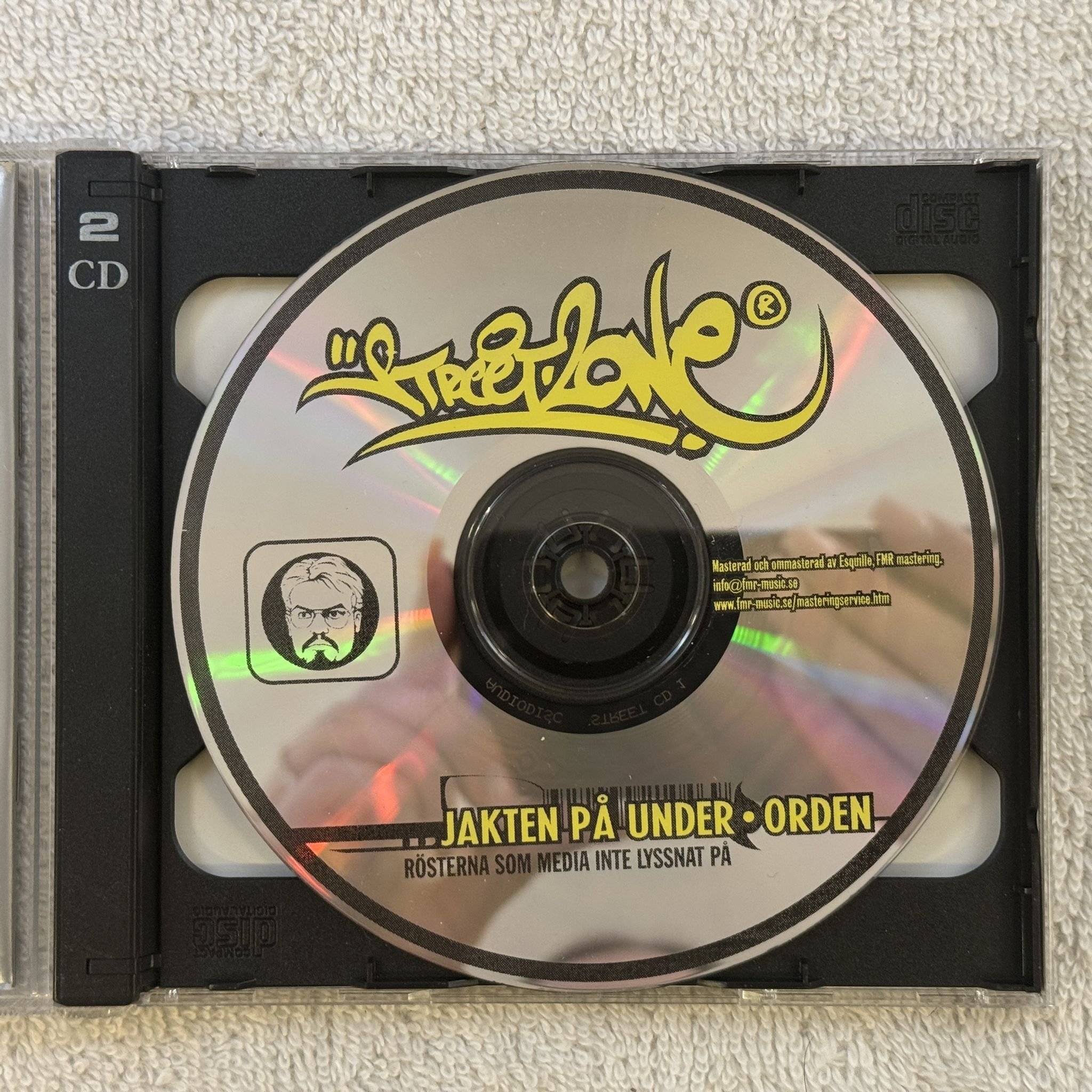 Omslagsbild för skivan V/A Jakten På Under-Orden 2xCD 2001 Streetzone Records ?– STREET2 SWERAP