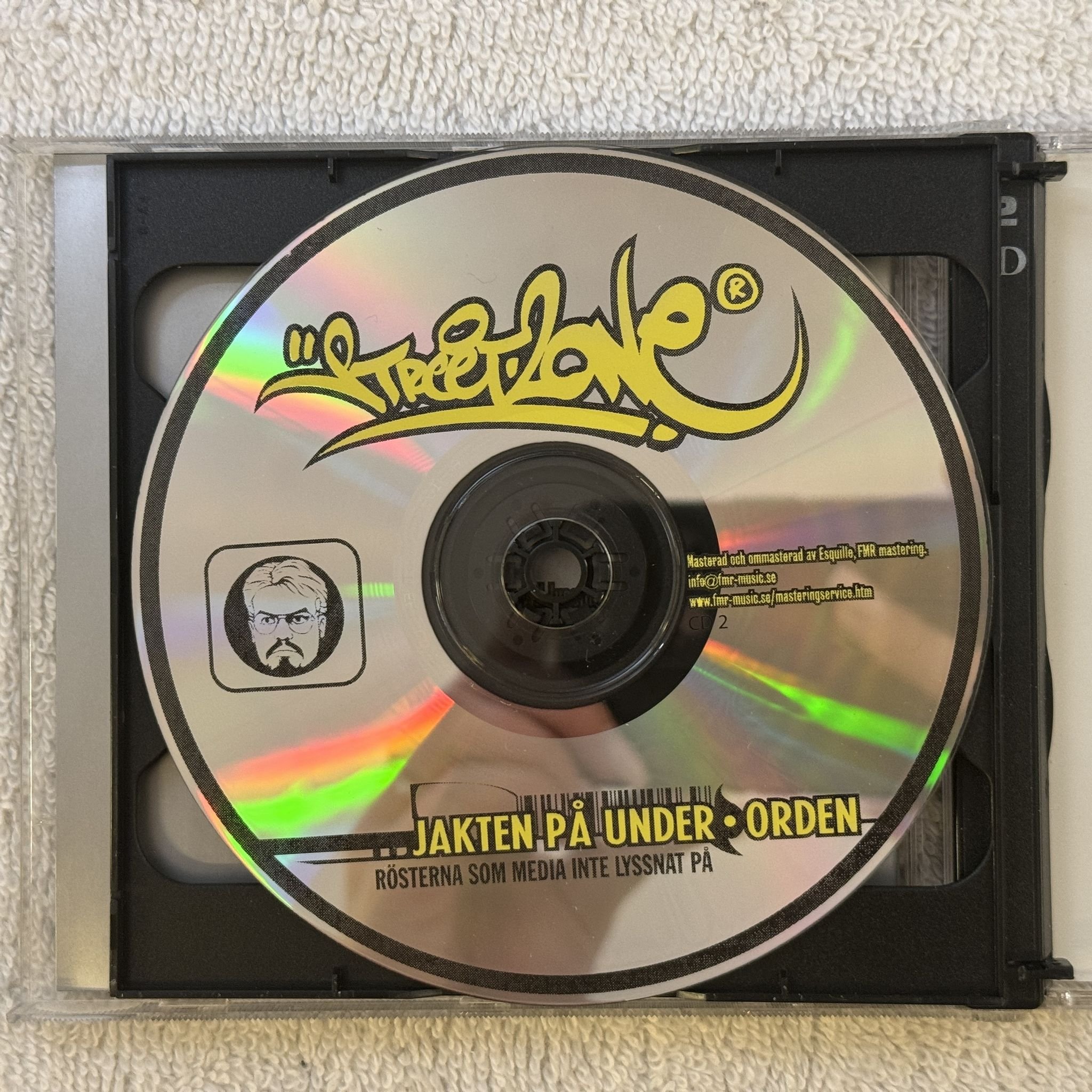 Omslagsbild för skivan V/A Jakten På Under-Orden 2xCD 2001 Streetzone Records ?– STREET2 SWERAP