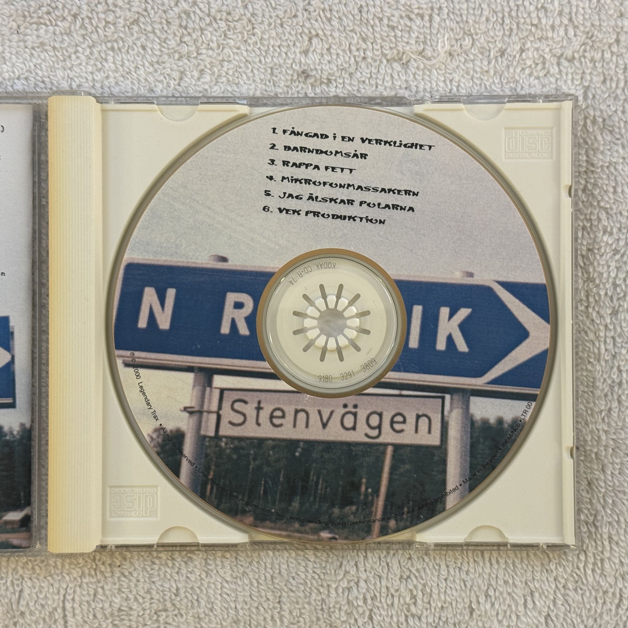 Omslagsbild för skivan KJ & Legend, Norrlands G – Barndomsår CD 2000 Legendary Trax – LTR 001 SWERAP