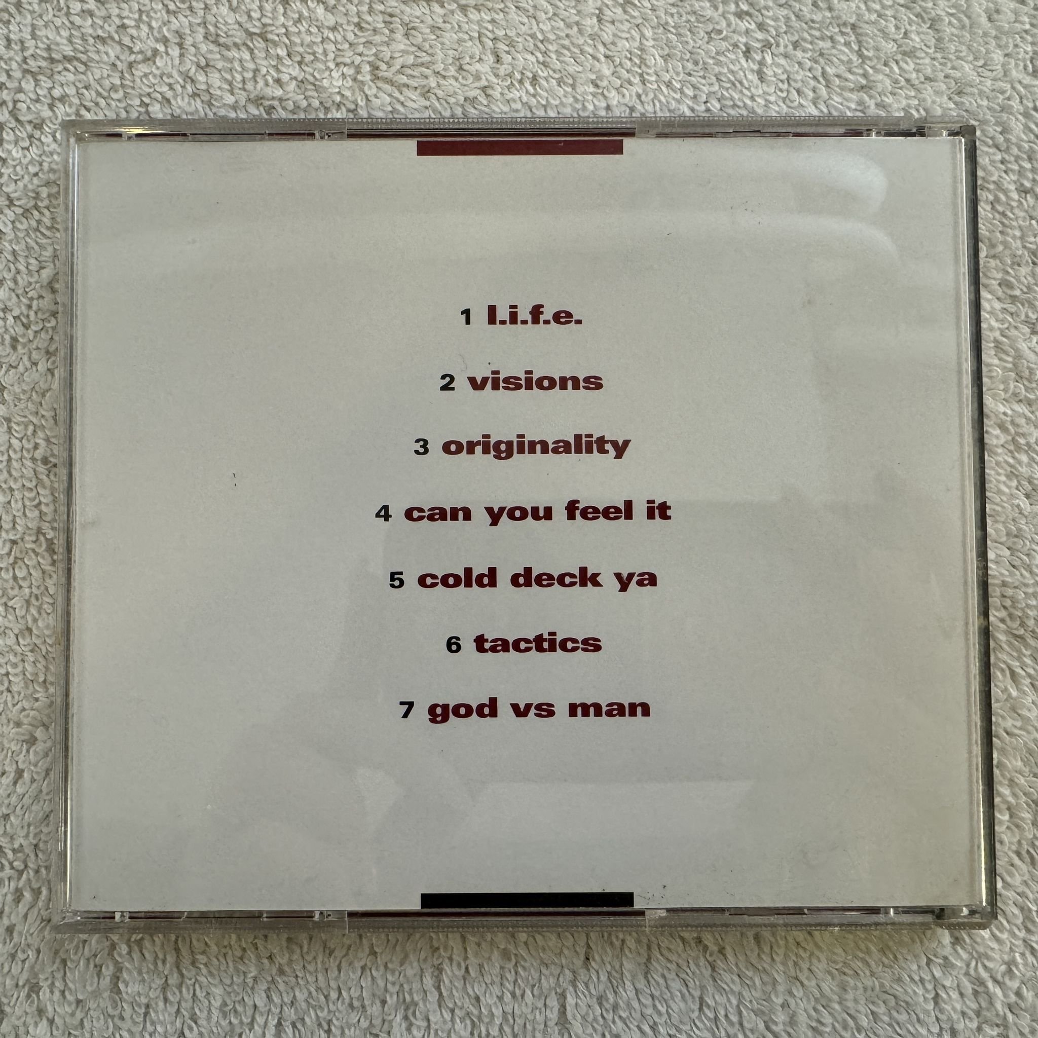 Omslagsbild för skivan AKQWESS l.i.f.e. CD demo SWERAP