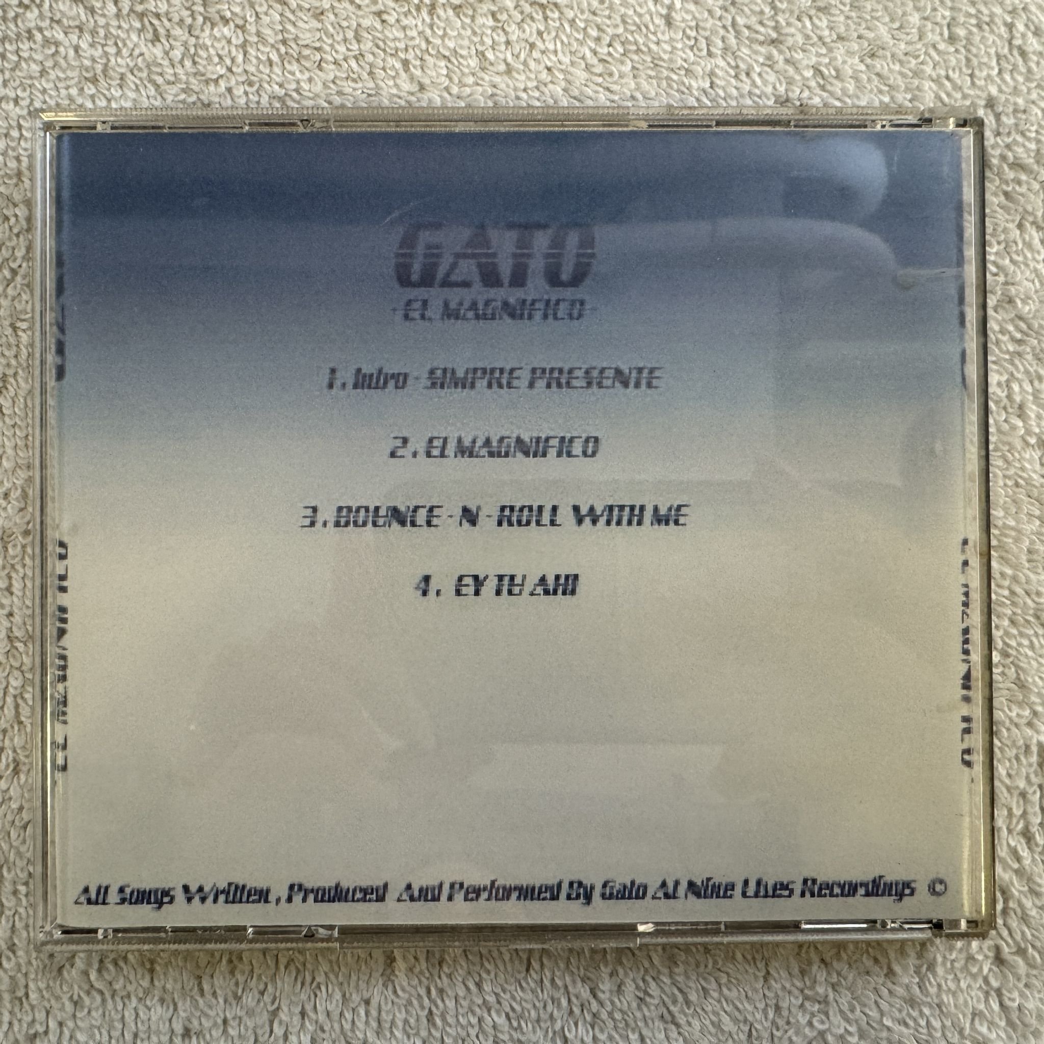 Omslagsbild för skivan GATO el magnifico CD 200? demo SWERAP