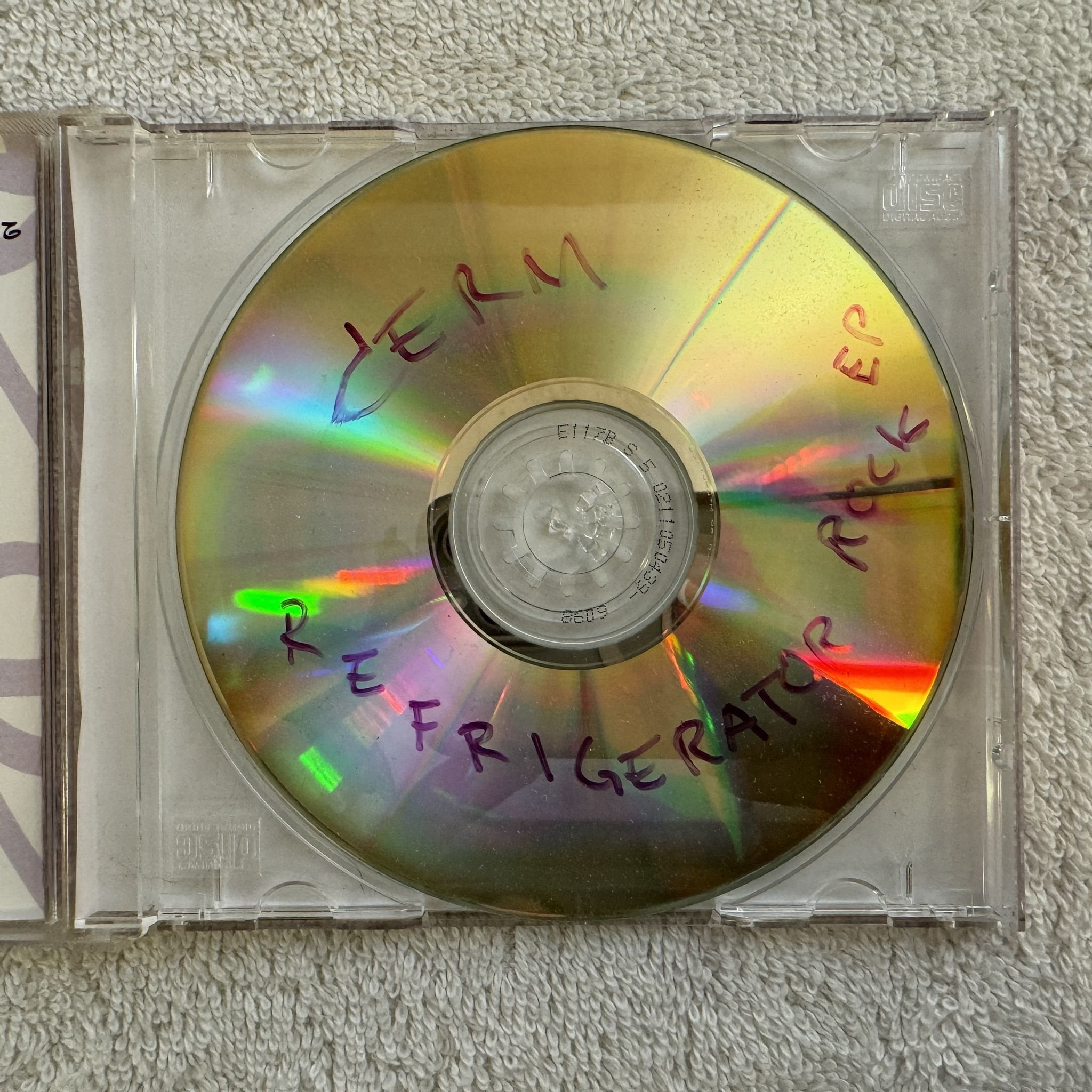 Omslagsbild för skivan Cerm – Refrigerator Rock EP CD 2003 demo SWERAP