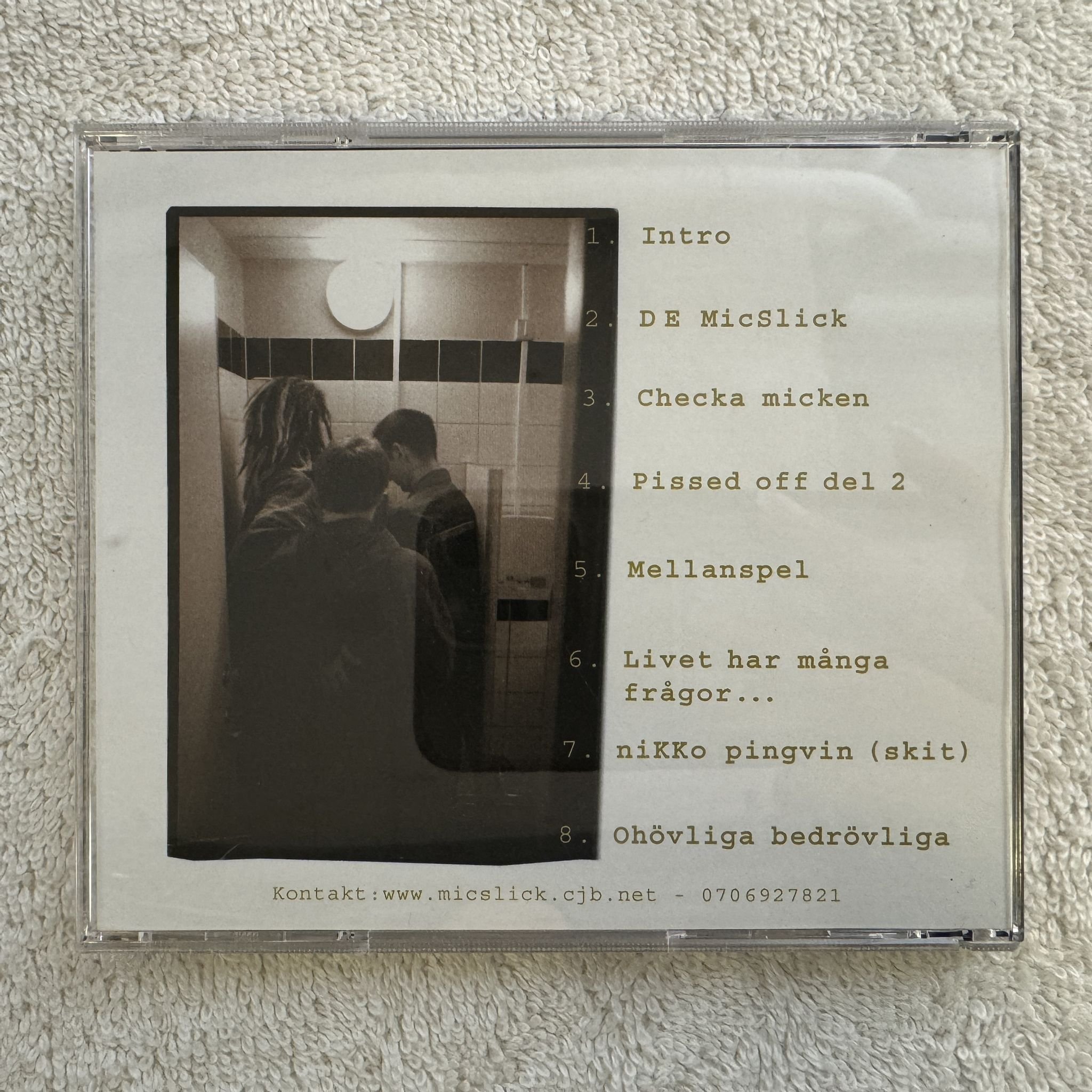 Omslagsbild för skivan MICSLICK EPdemi CD 200? demo SWERAP