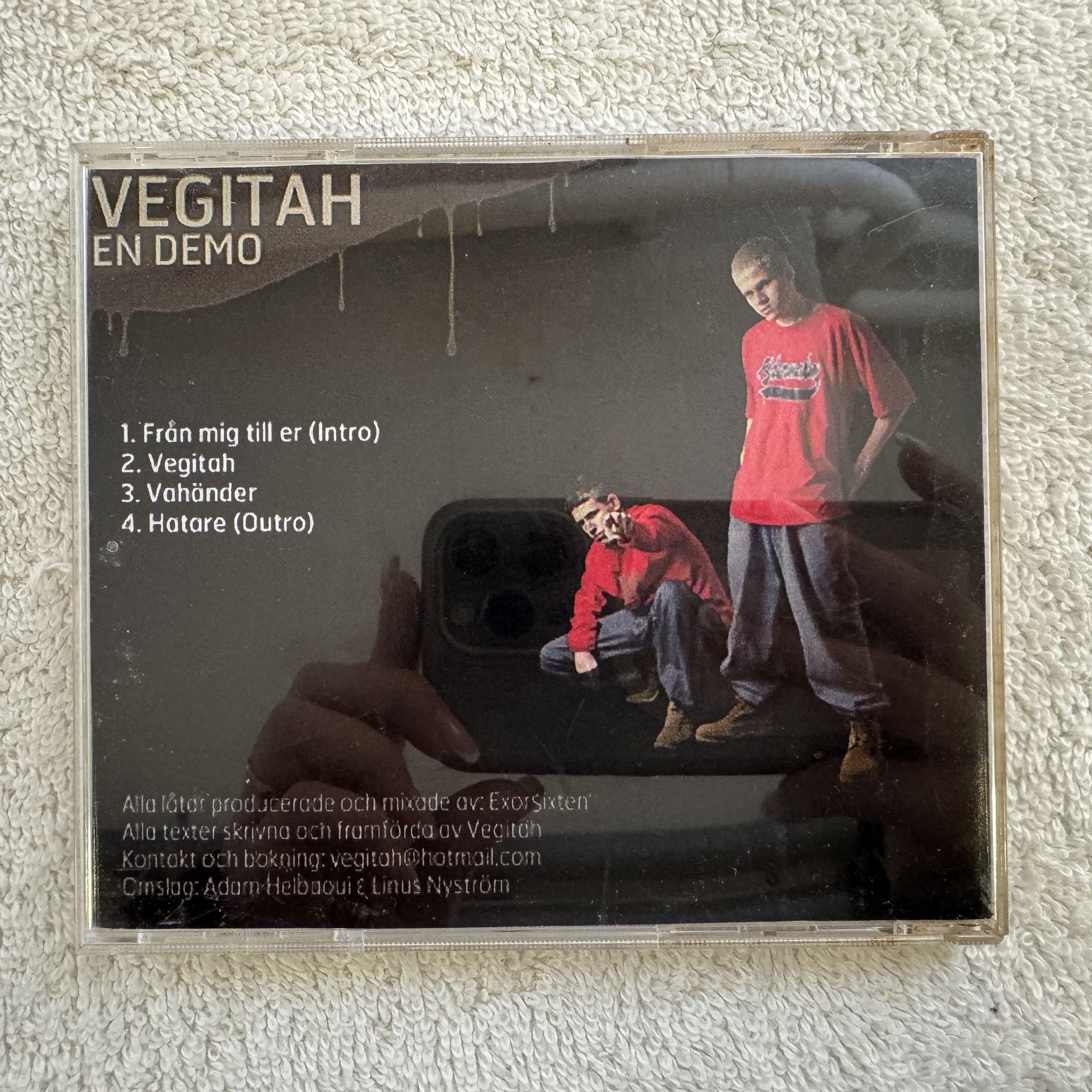 Omslagsbild för skivan VEGITAH en demo CD 200? demo SWERAP