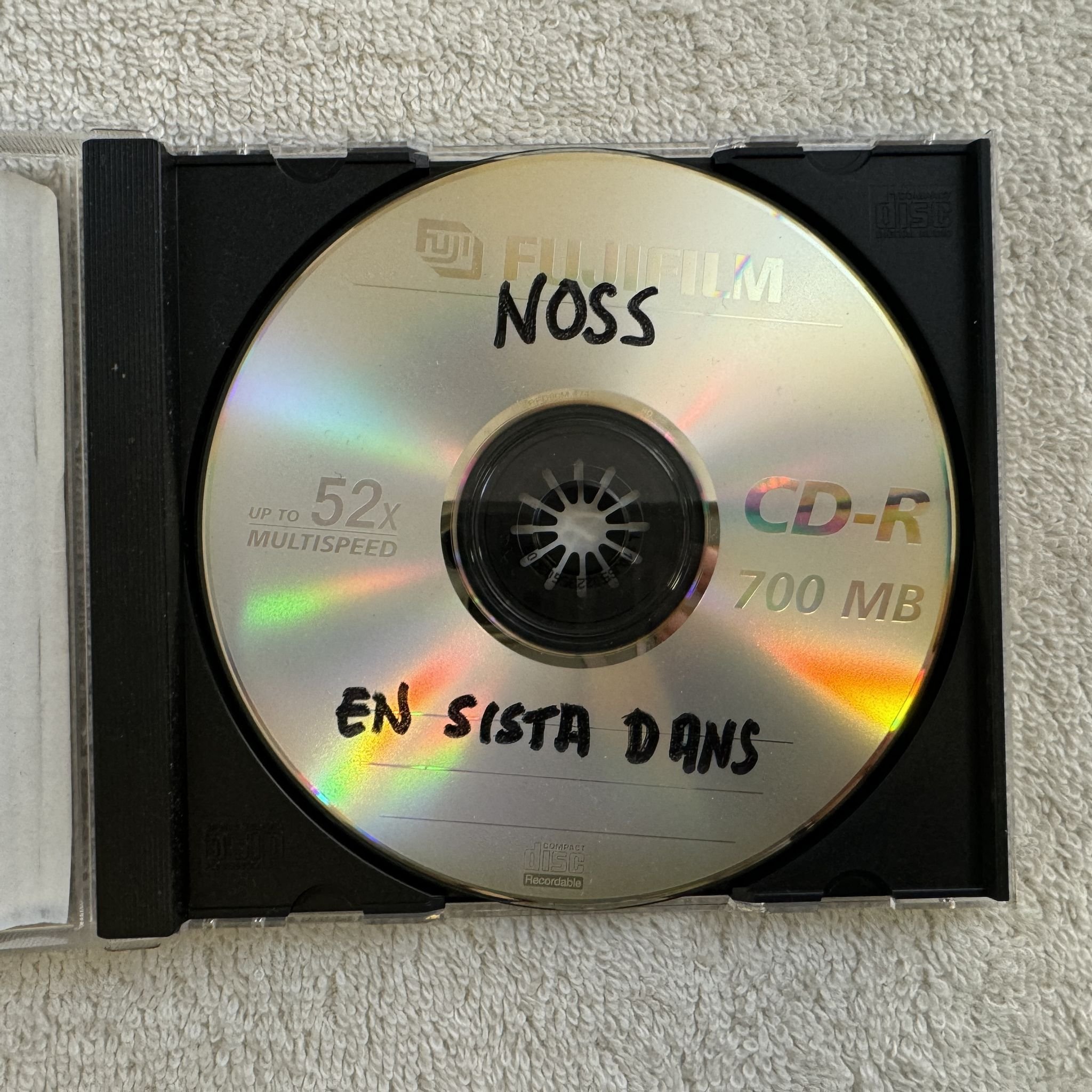 Omslagsbild för skivan NOSS en sista dans CD 200? demo SWERAP