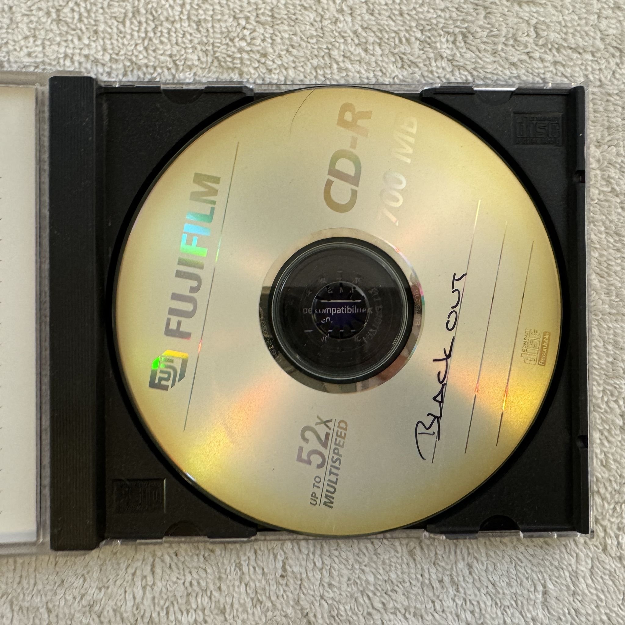 Omslagsbild för skivan BLACKOUT bring tha beat back CD 200? demo SWERAP